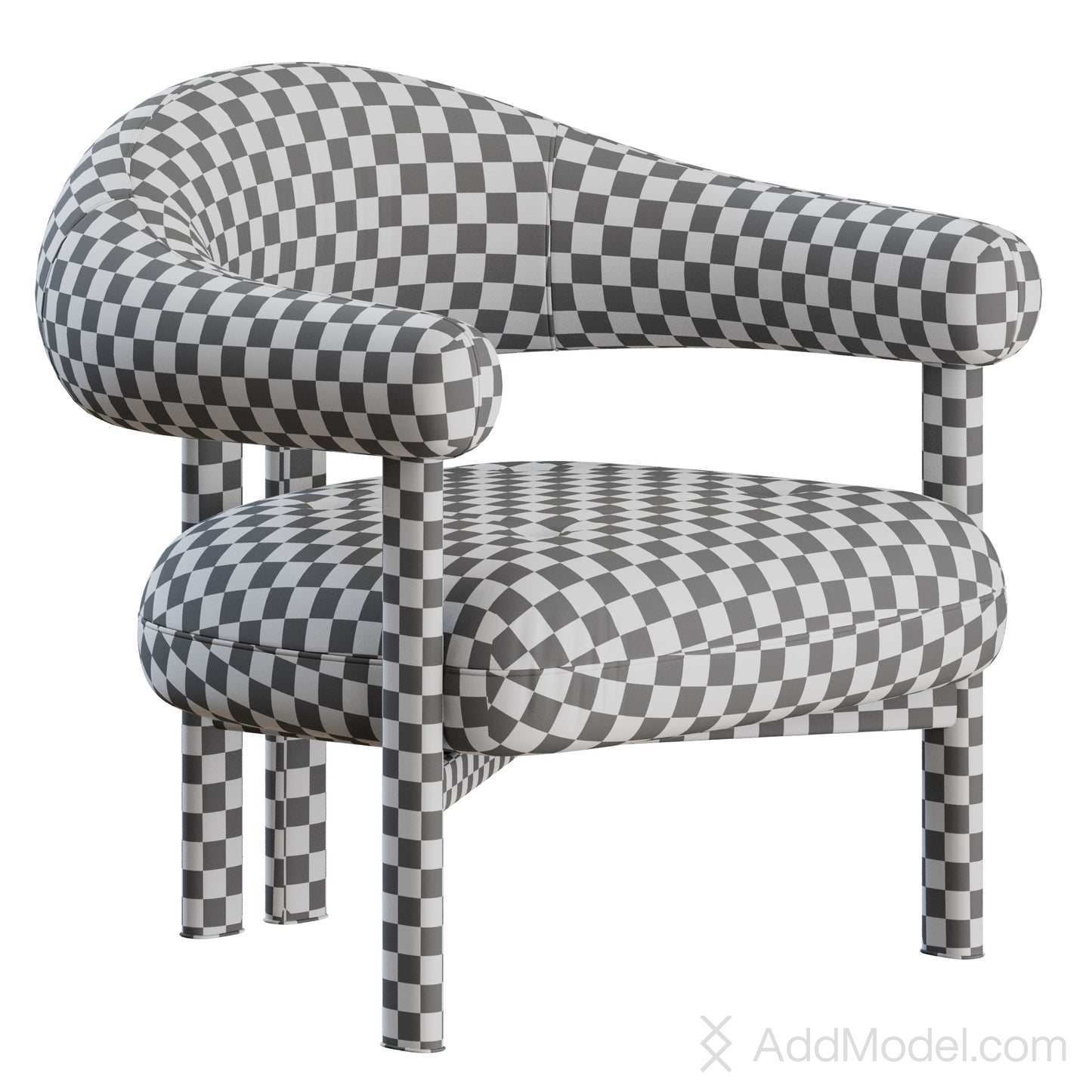 Greta Armchair By Cattelan Italia 3D Model