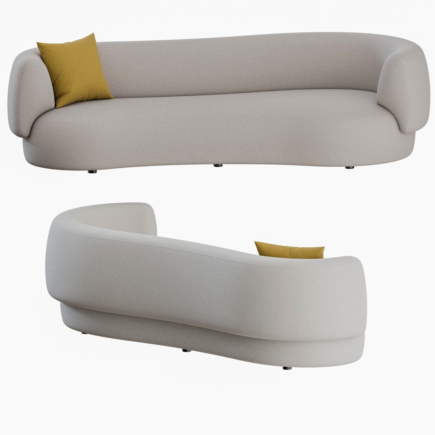 FAO Sofa By The Future Perfect 3D Model