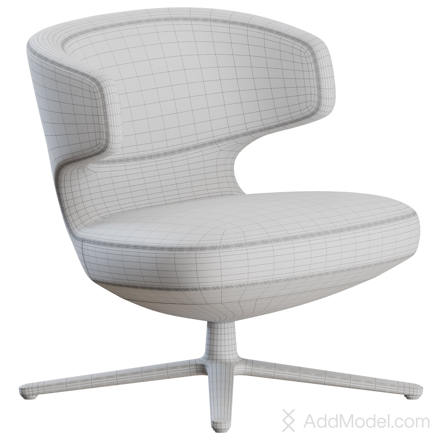 Petit Repos Lounge Armchair By Vitra 3D Model