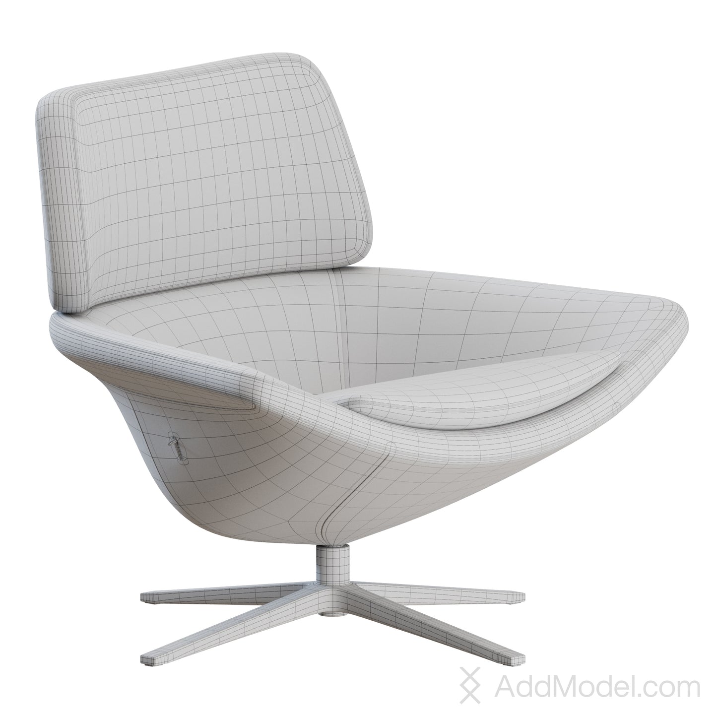 Metropolitan Relax Armchair By B&B Italia 3D Model