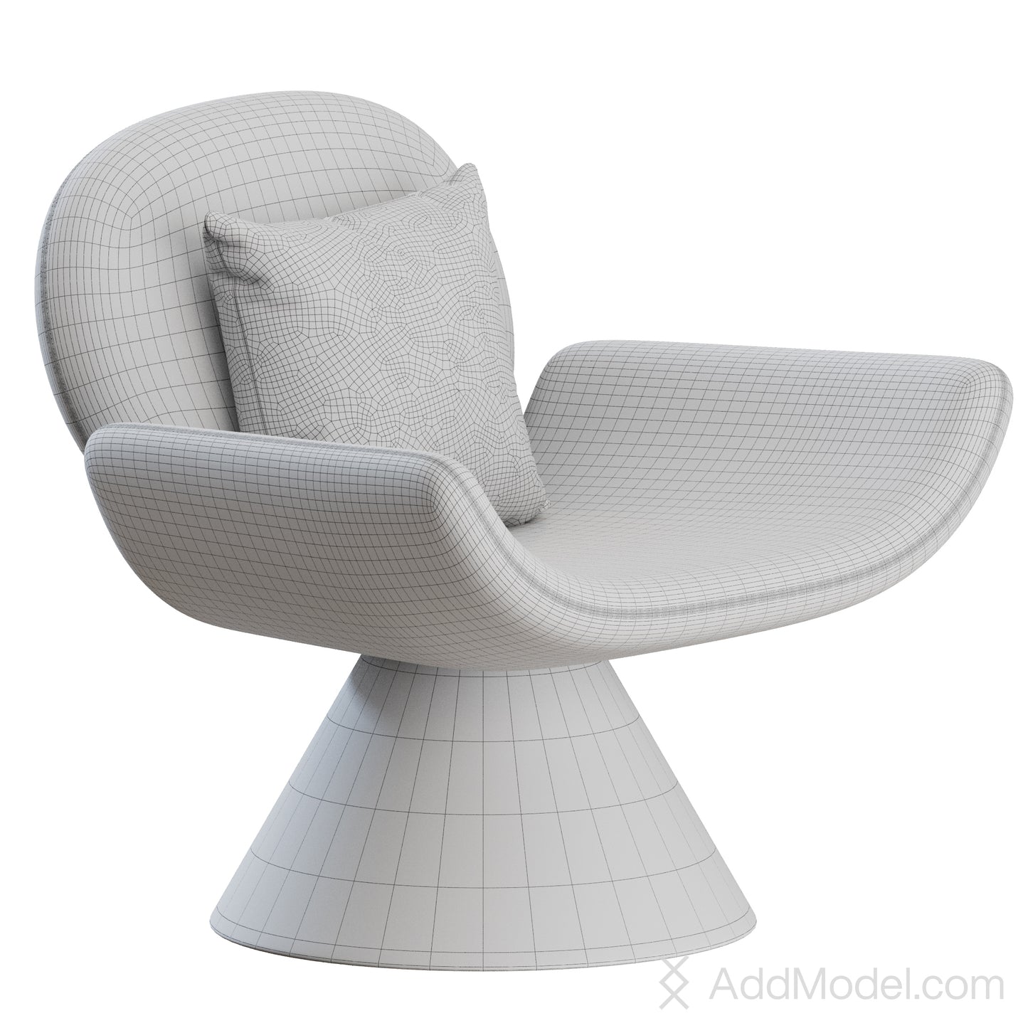 Youpi Lounge Armchair By Bonaldo 3D Model