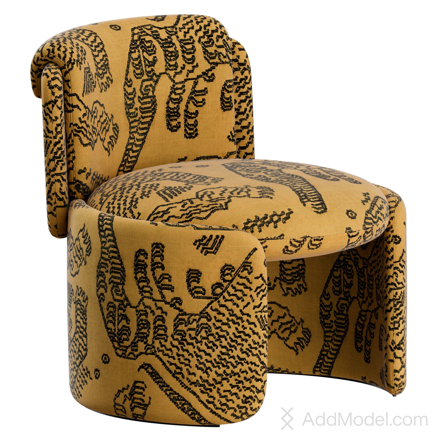 Hug Armchair By HC28 3D Model