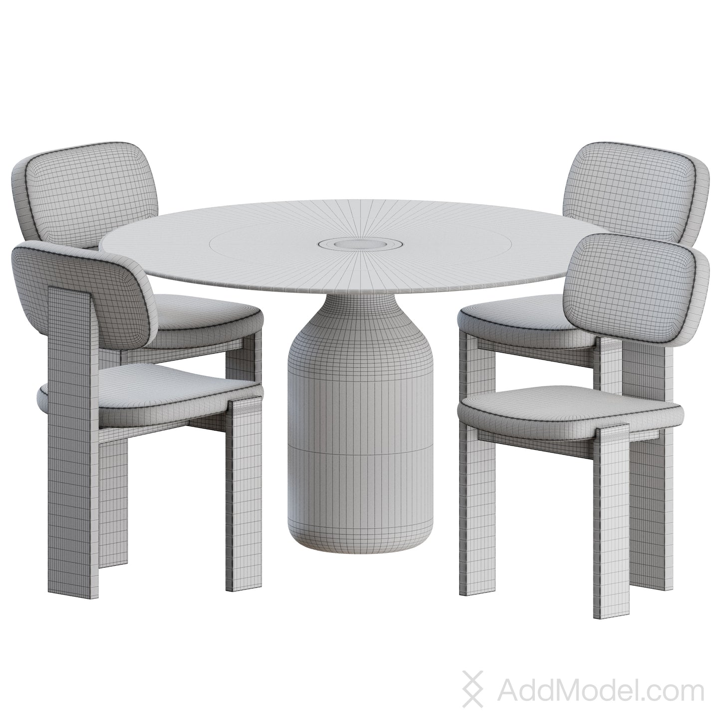 Selettiva Cantu and Bottle Table By Cappellini 3D Model