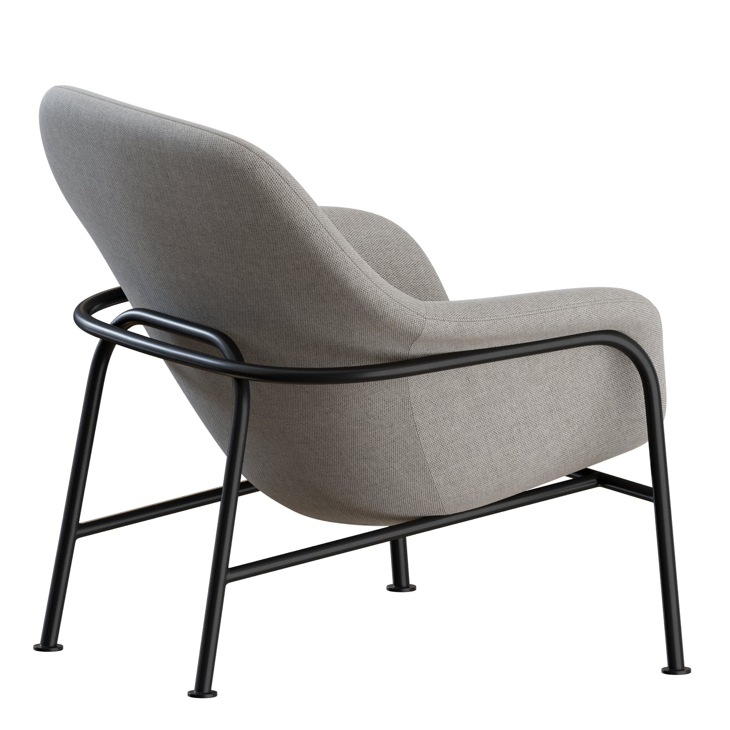 Drape Lounge Chair Metal Normann Copenhagen 3D Model