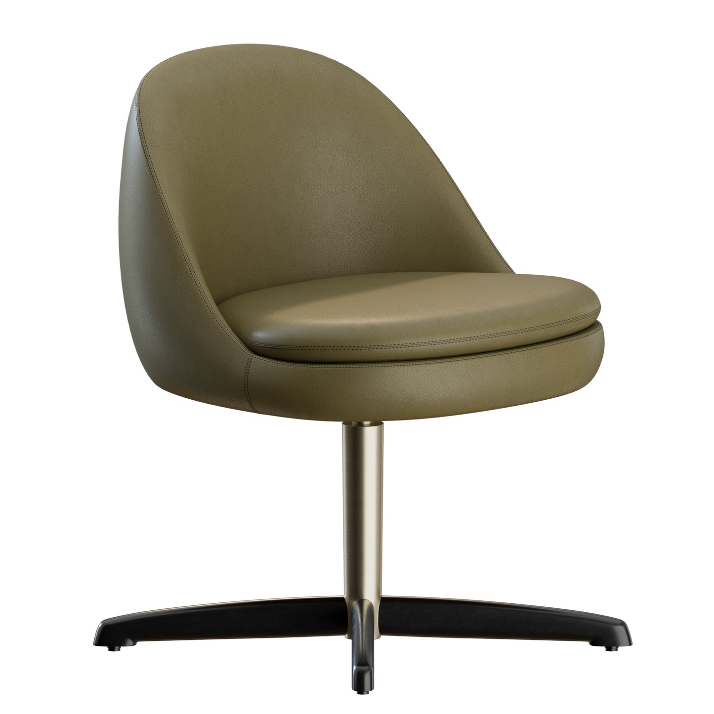 Sendai Chair Metal Legs Minotti 3D Model