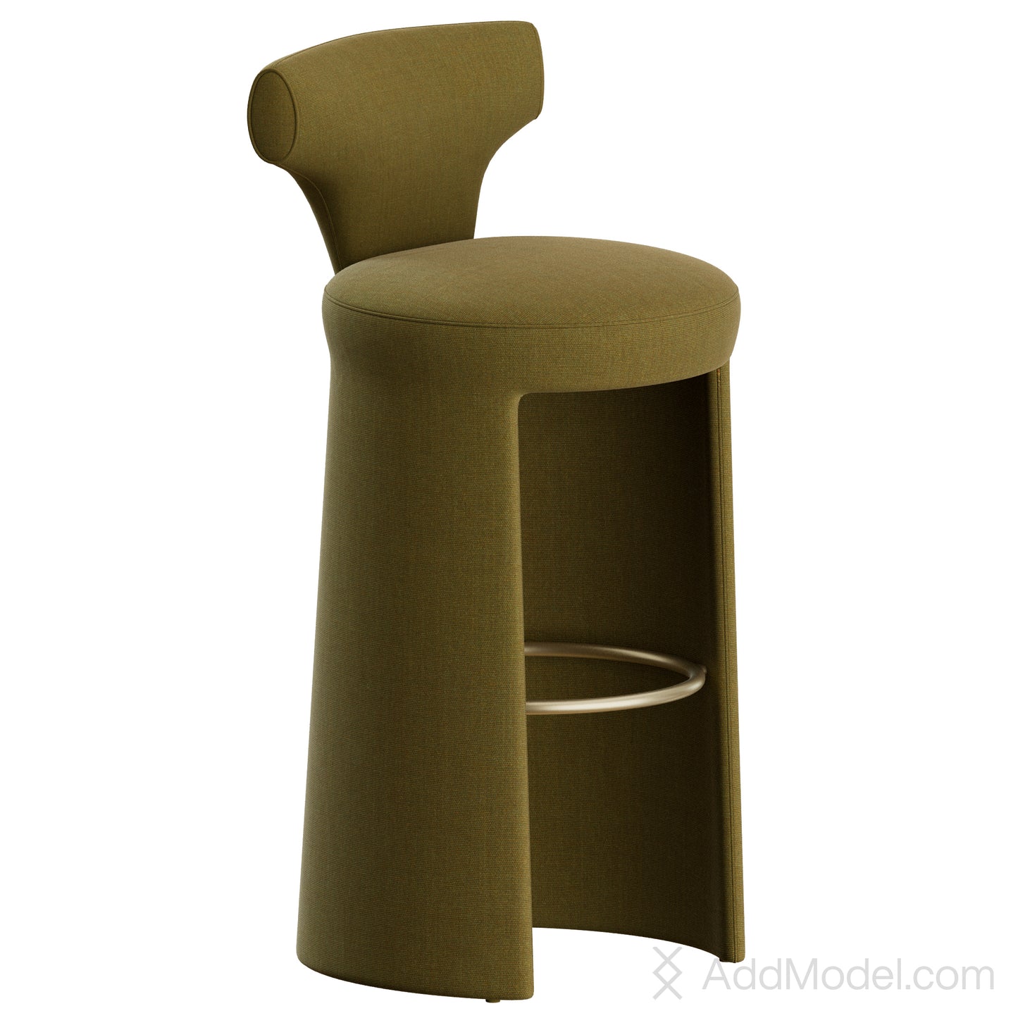 Inga Stool By Baxter 3D Model