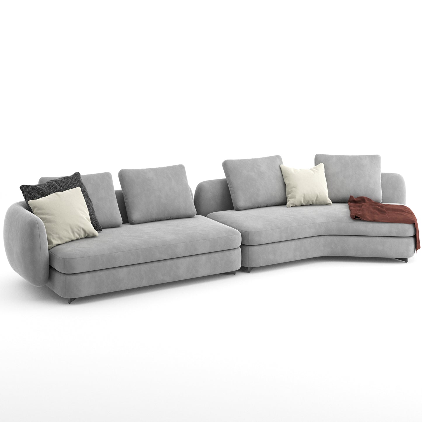 Saint Germain Sofa 03 By Poliform 3D Model