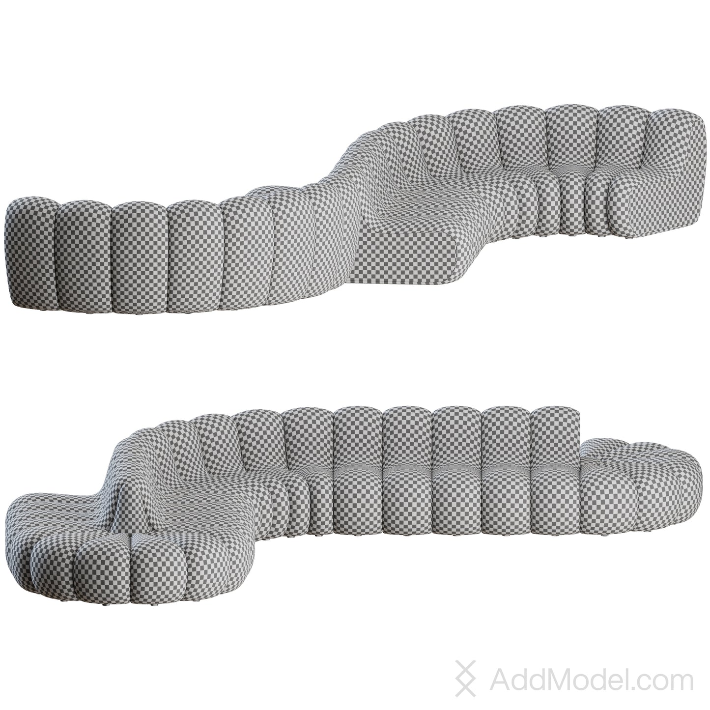Jagger Modular Sofa Set 03 By Norr11 3D Model