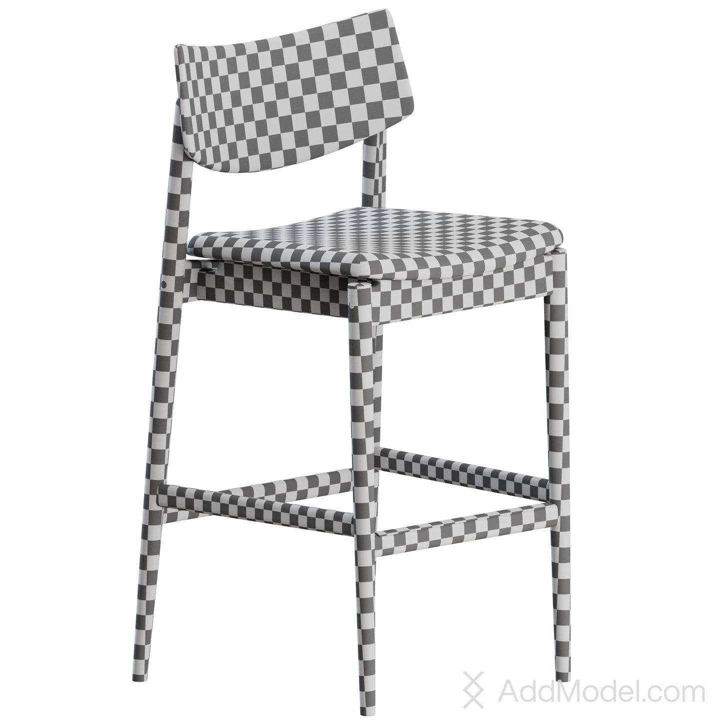 A-BS03 Stool By Karimoku Case Study 3D Model