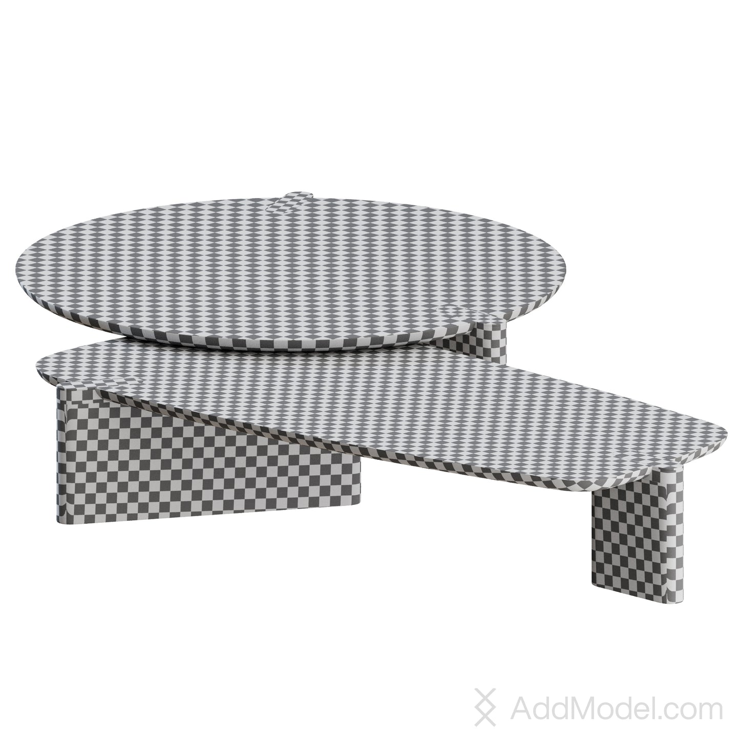 Flatiron Coffee Table By Bonaldo 3D Model