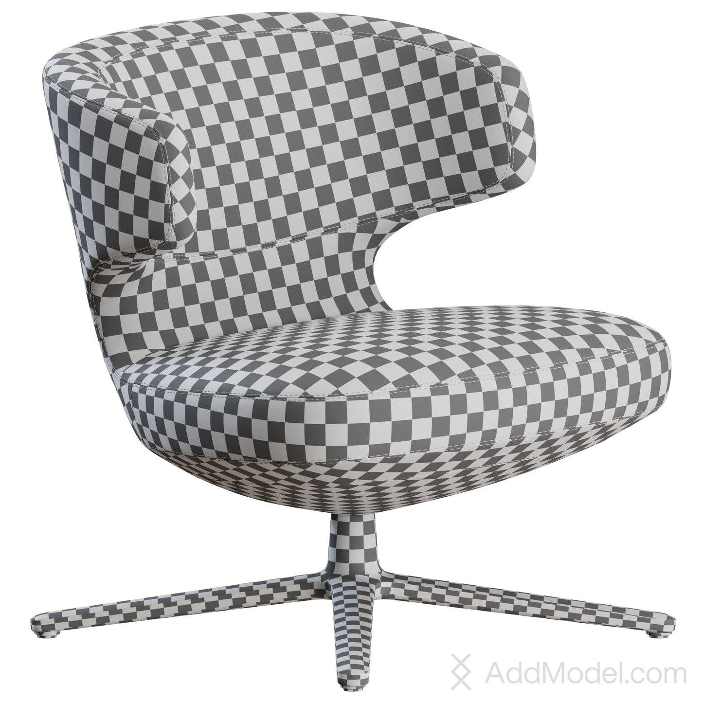 Petit Repos Lounge Armchair By Vitra 3D Model