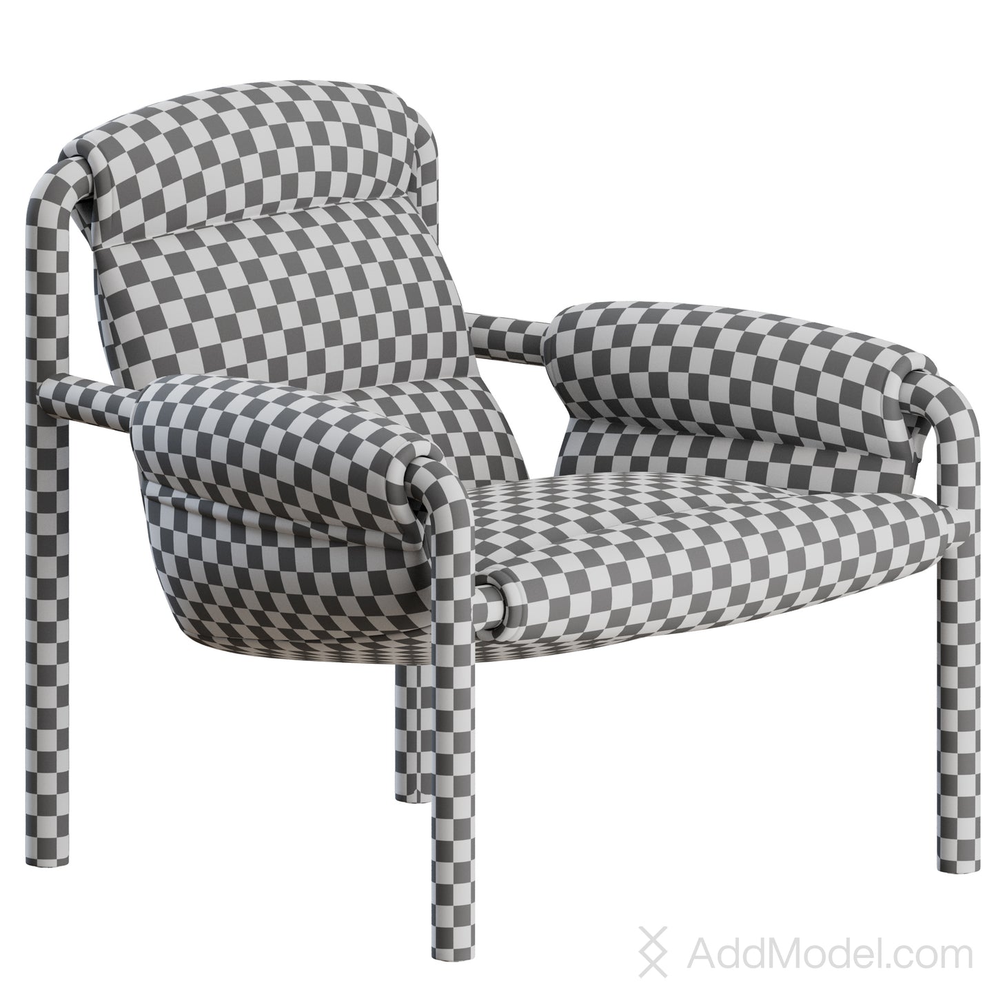 Atli Lounge Chair By Wendelbo 3D Model