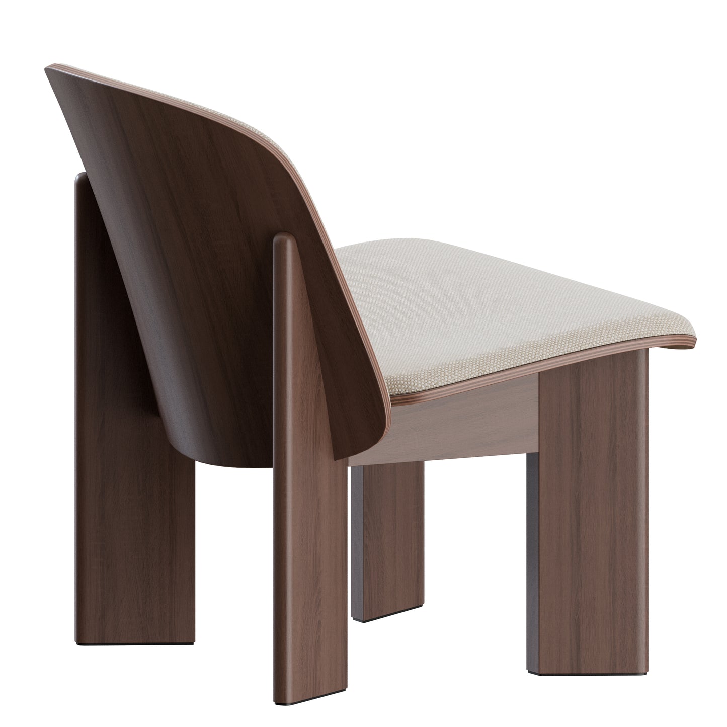 Chisel Lounge Chair Hay 3D Model