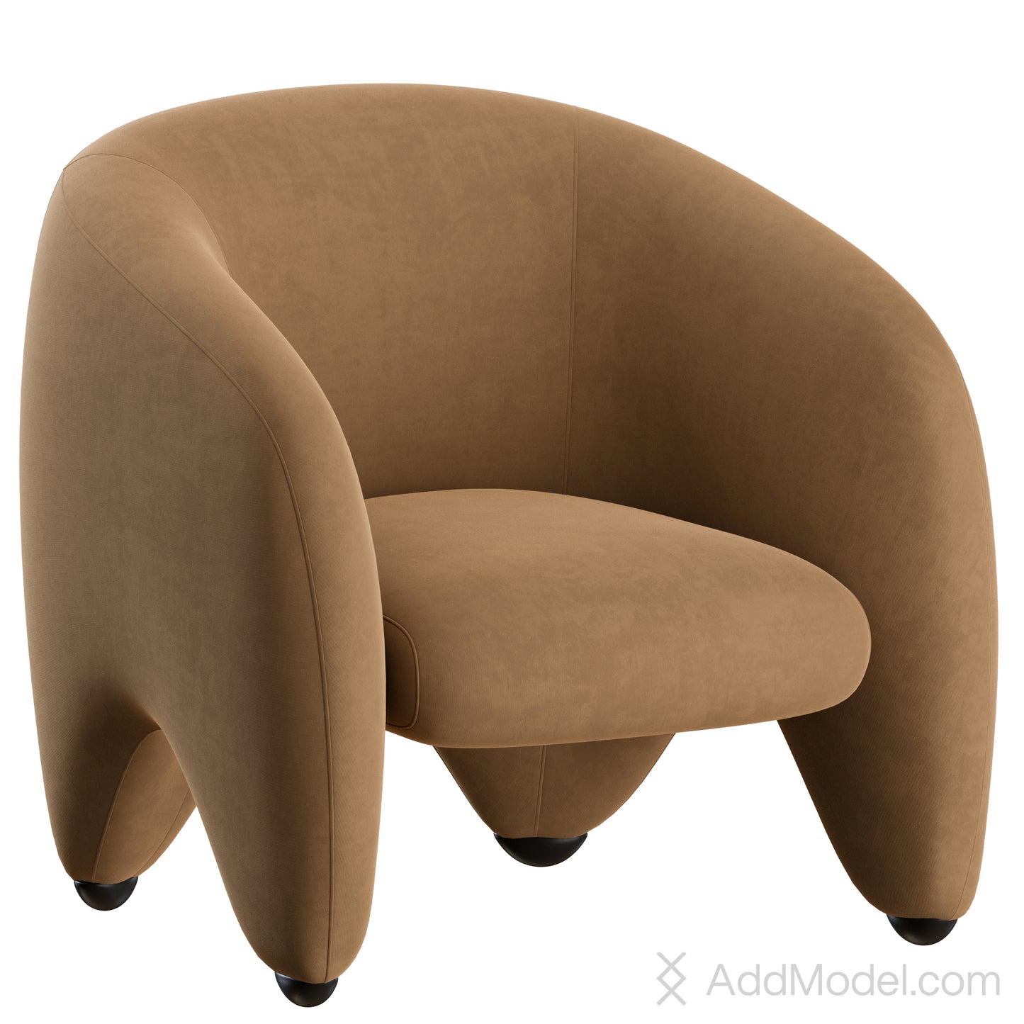 Yuzu Armchair By Arflex 3D Model