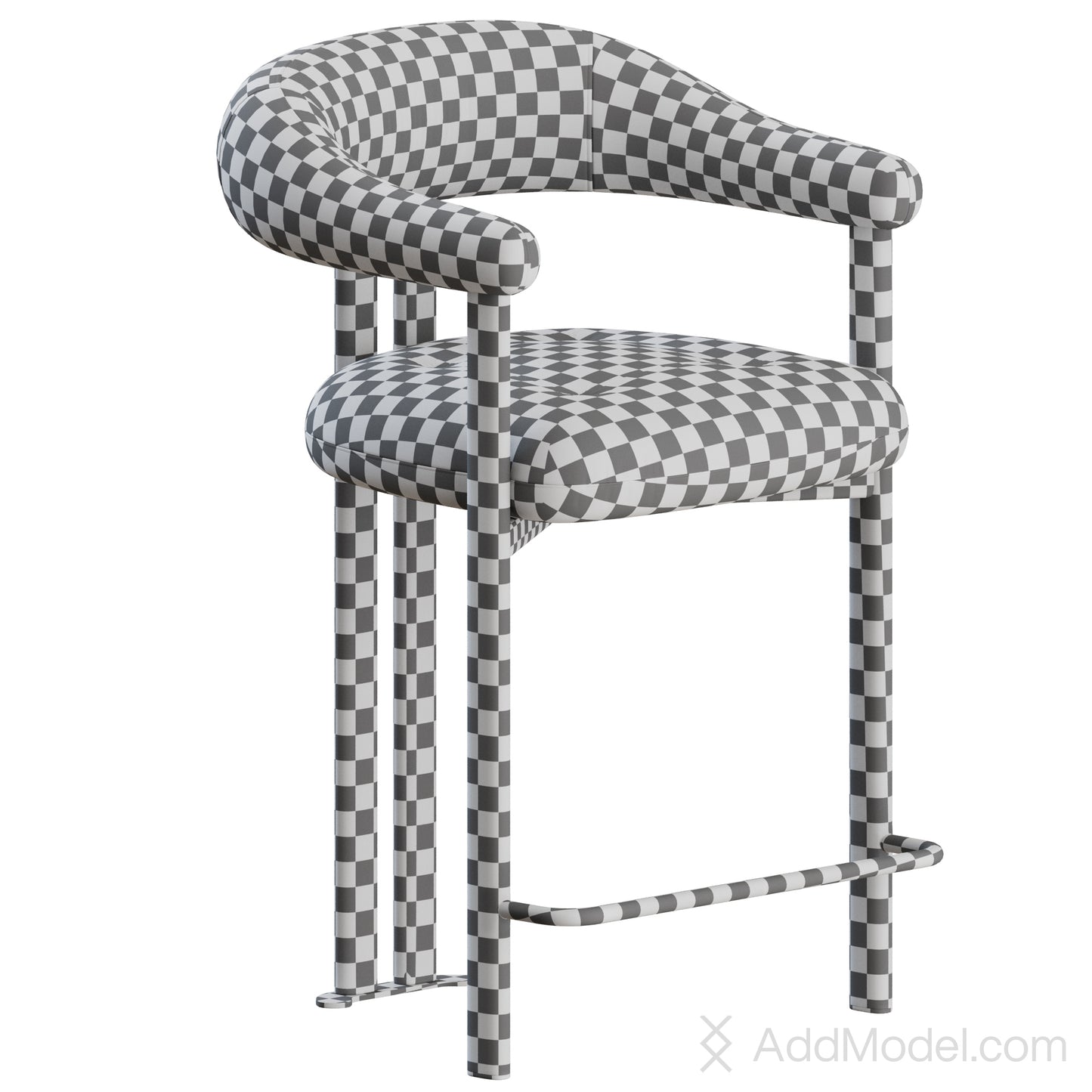 Greta Stool By Cattelan Italia 3D Model