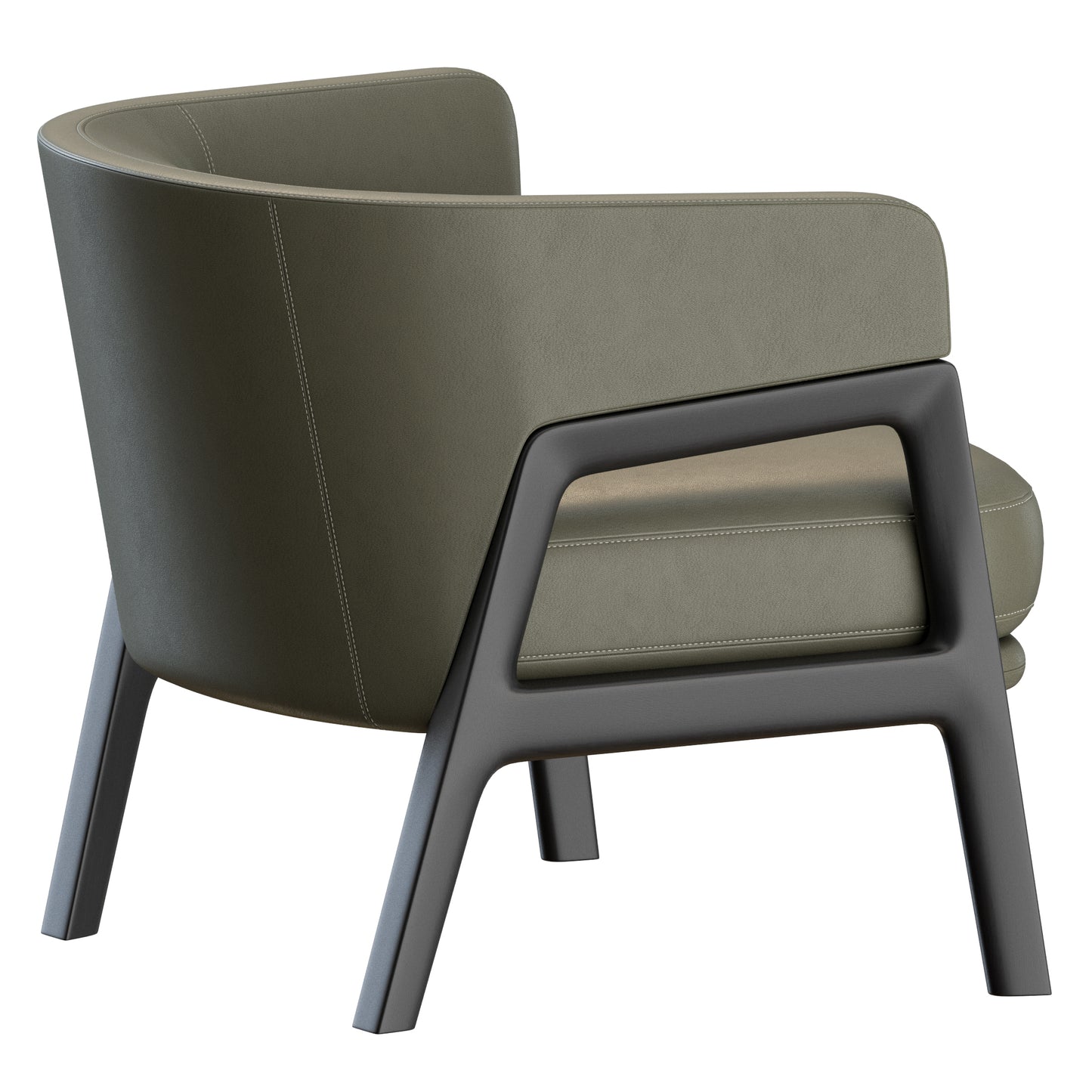 Duo Lounge Armchair Poltrona Frau 3D Model