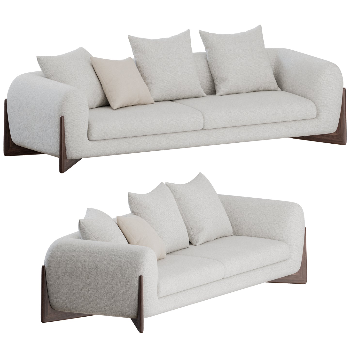 Softbay Sofa By Porada 3D Model
