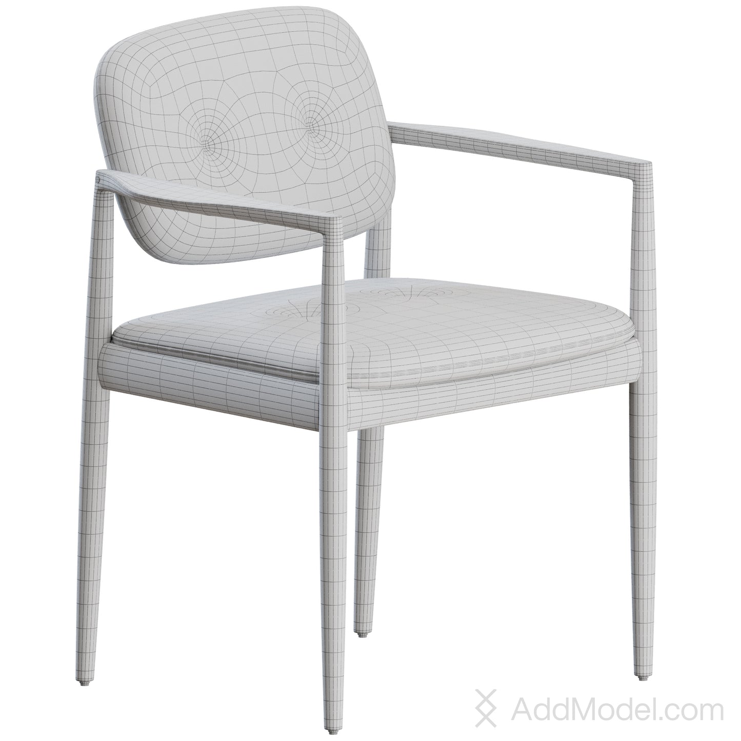 Yoko Chair By Minotti 3D Model