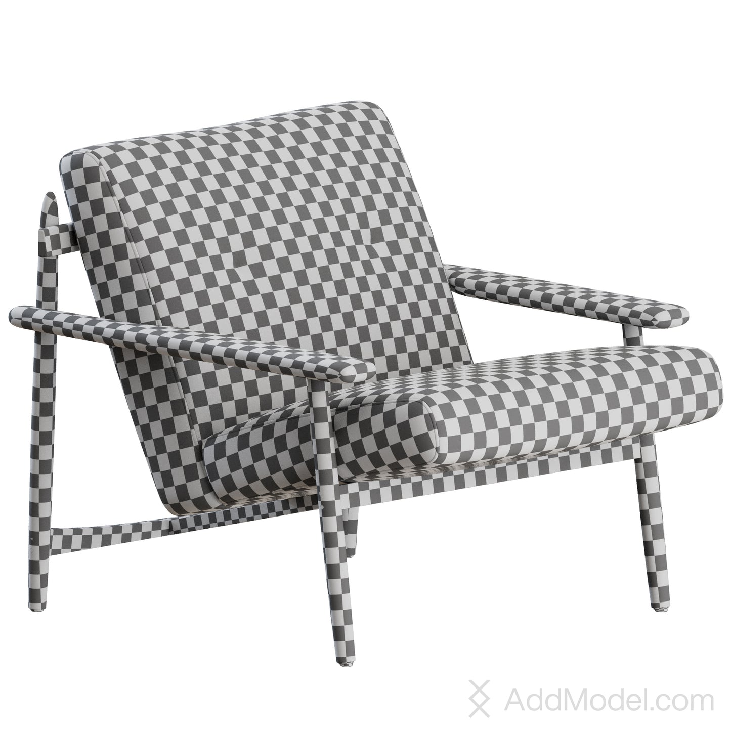 Trio Armchair By Minotti 3D Model