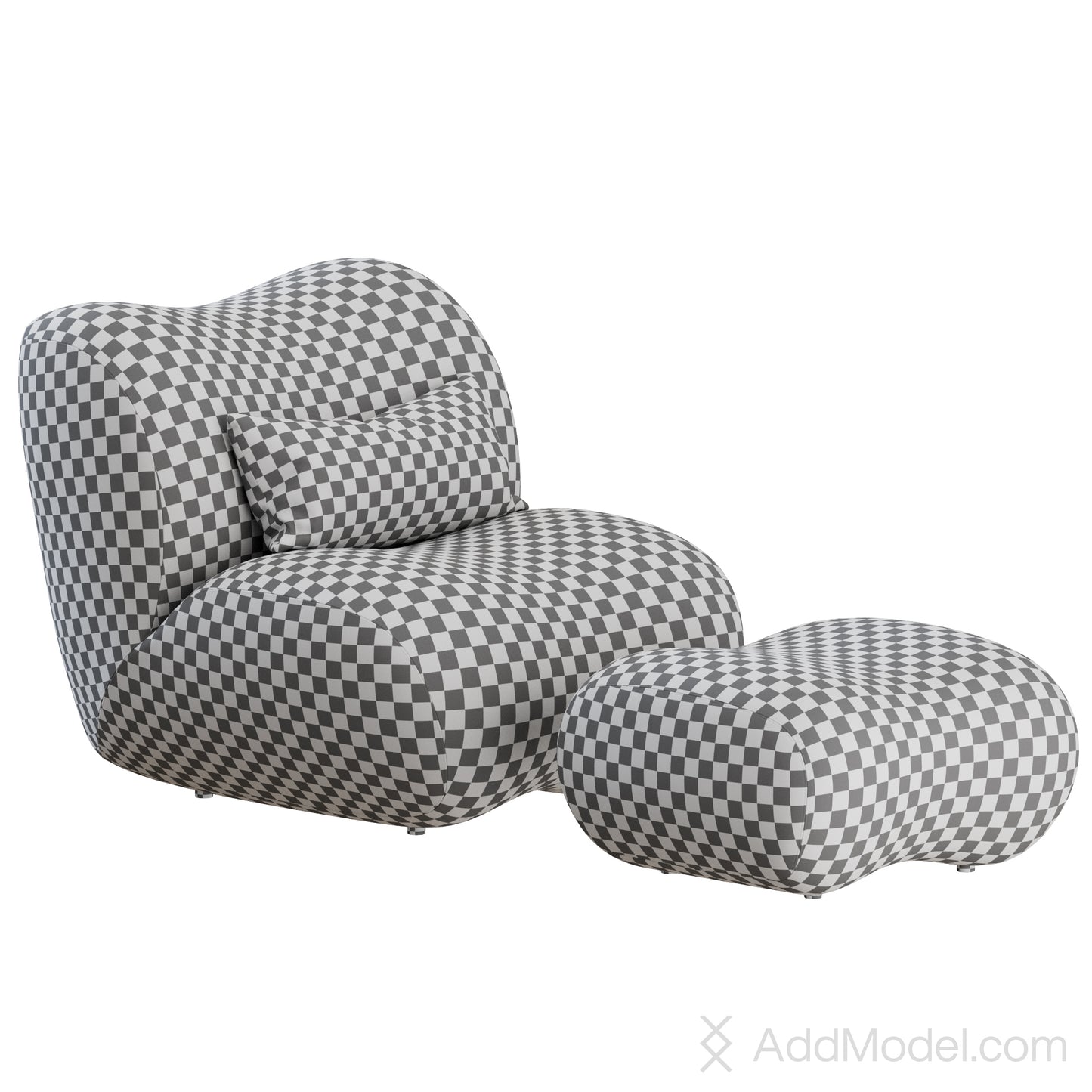 Hubba Armchair By Roche Bobois 3D Model