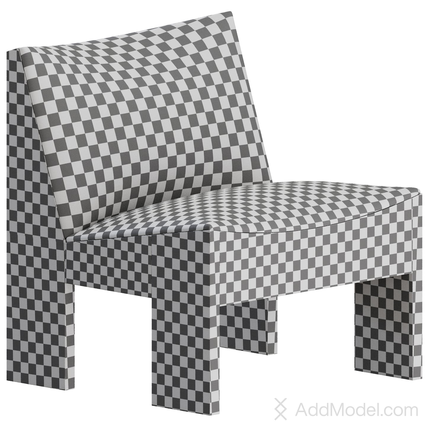 Tenon Lounge Chair By Newworks 3D Model