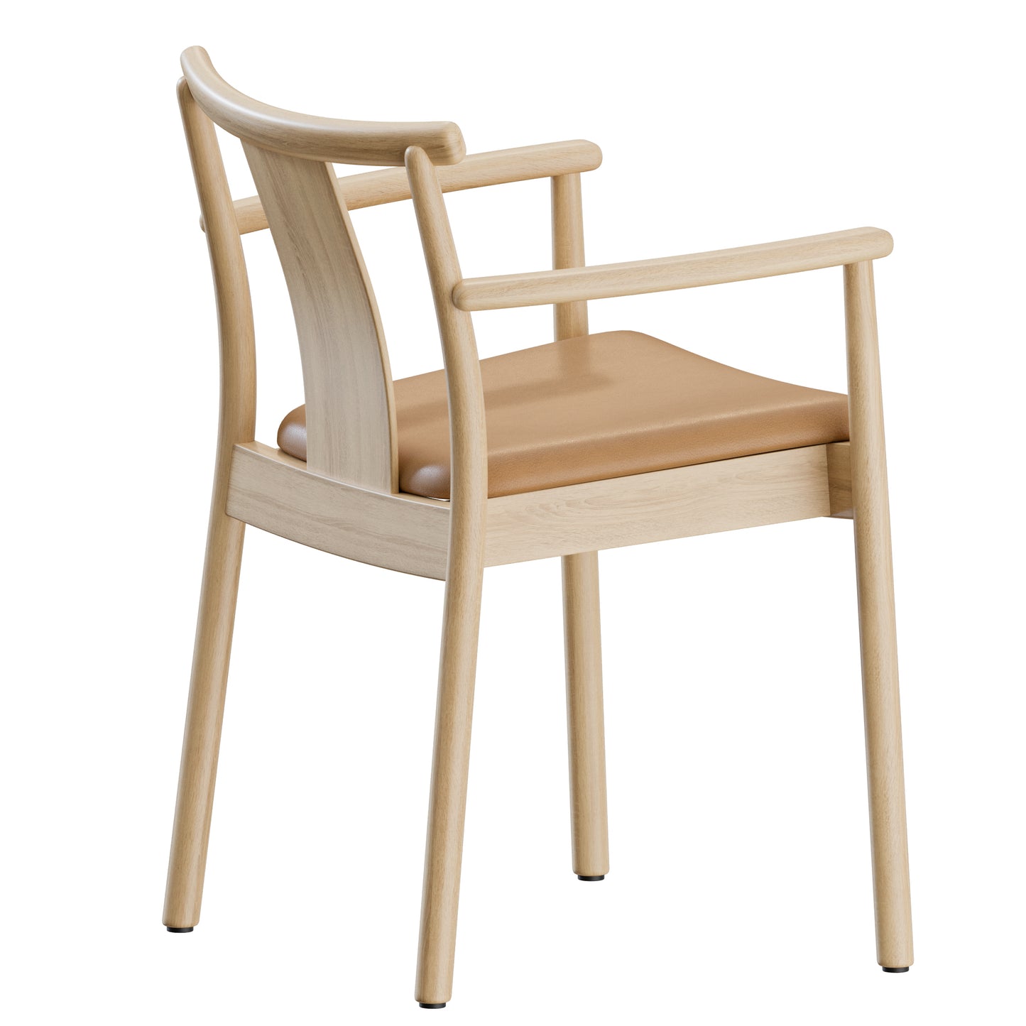 Merkur Dining Chair Armrests Audo Copenhagen 3D Model
