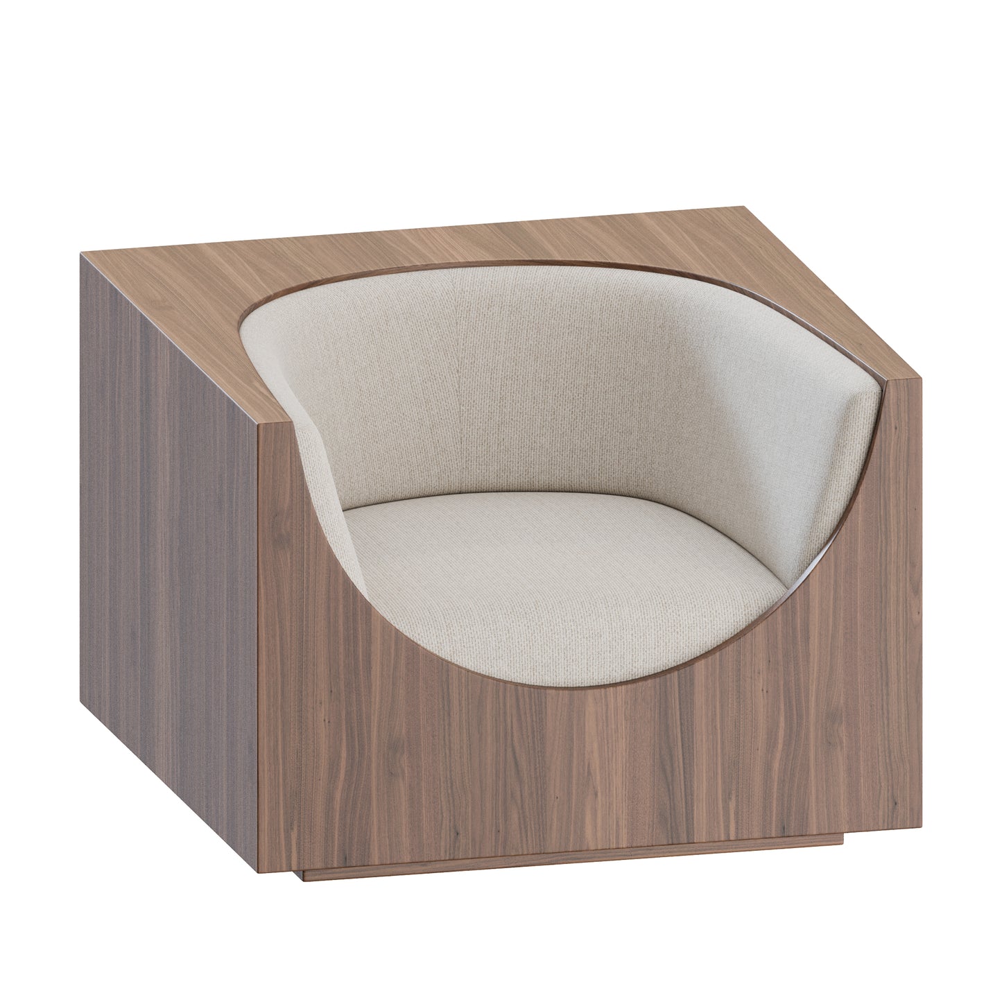 Cubo Lounge Armchair By Espasso 3D Model