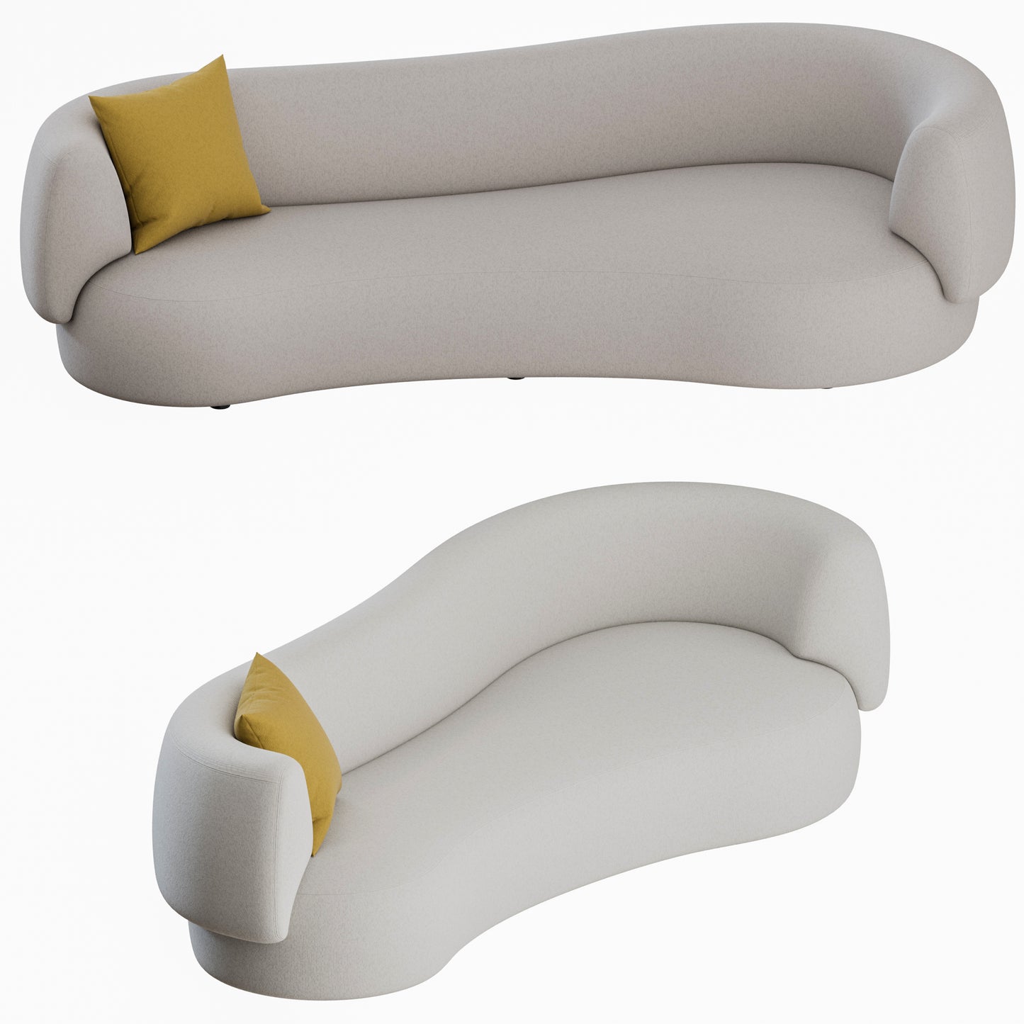 FAO Sofa By The Future Perfect 3D Model