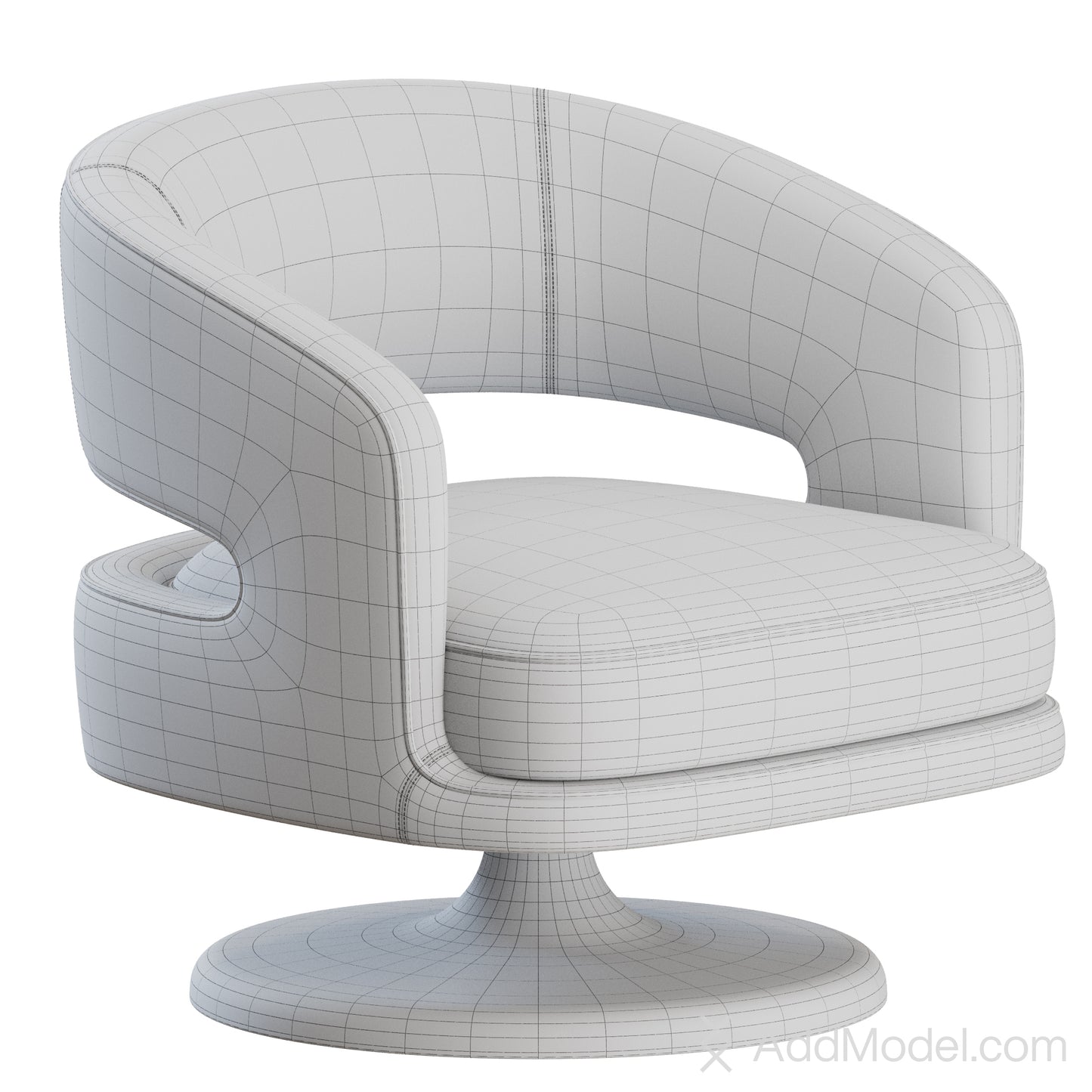 Linea Armchair By Molteni&C 3D Model
