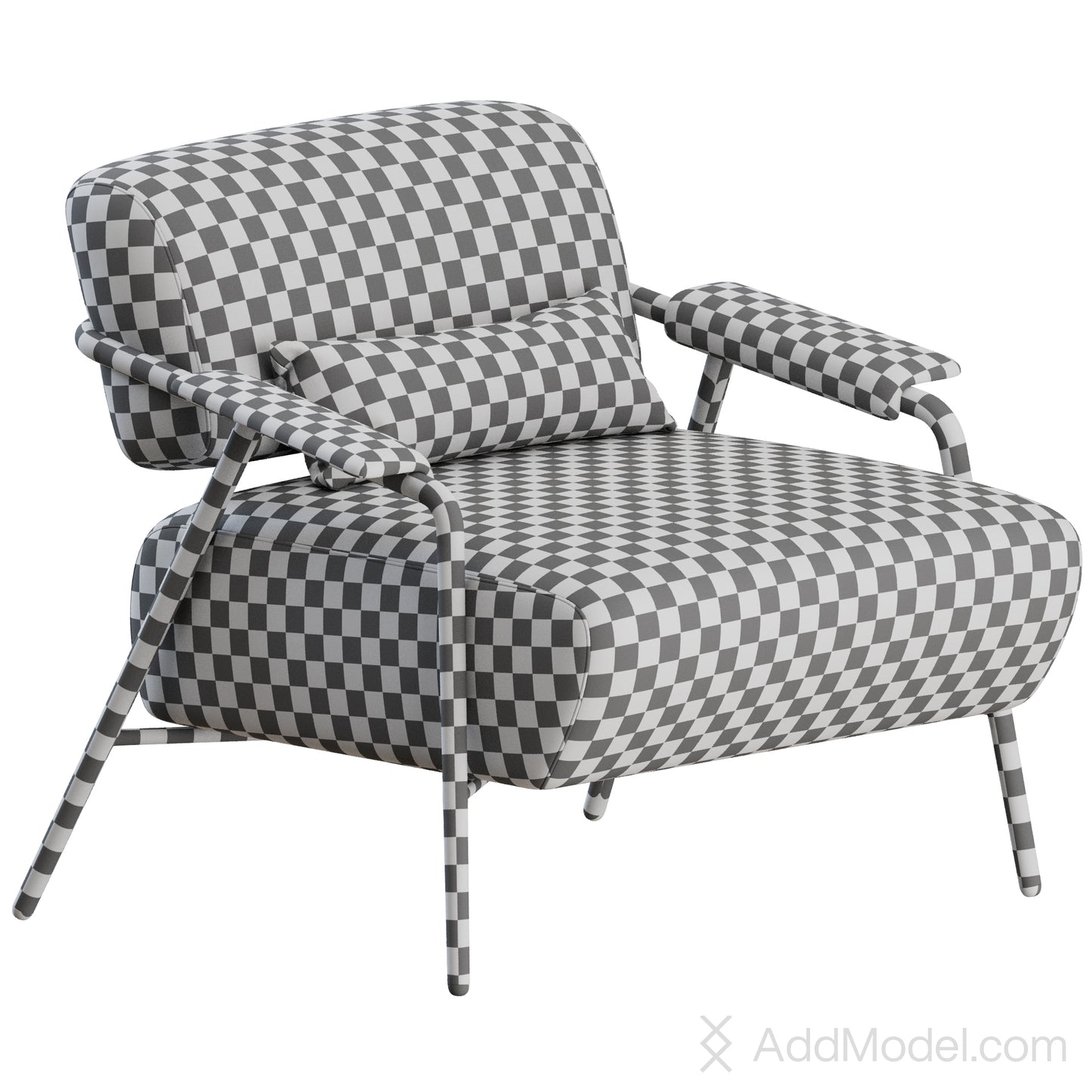 Stay Lounge Armchair By Potocco 3D Model