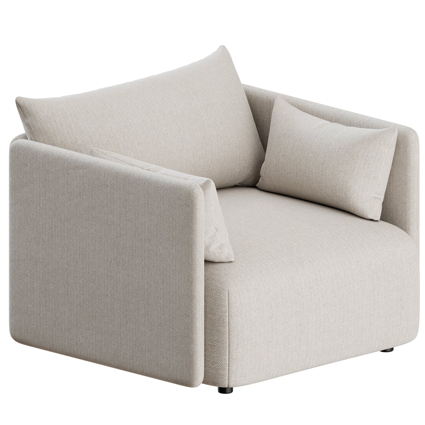 Offset Armchair By Audo 3D Model