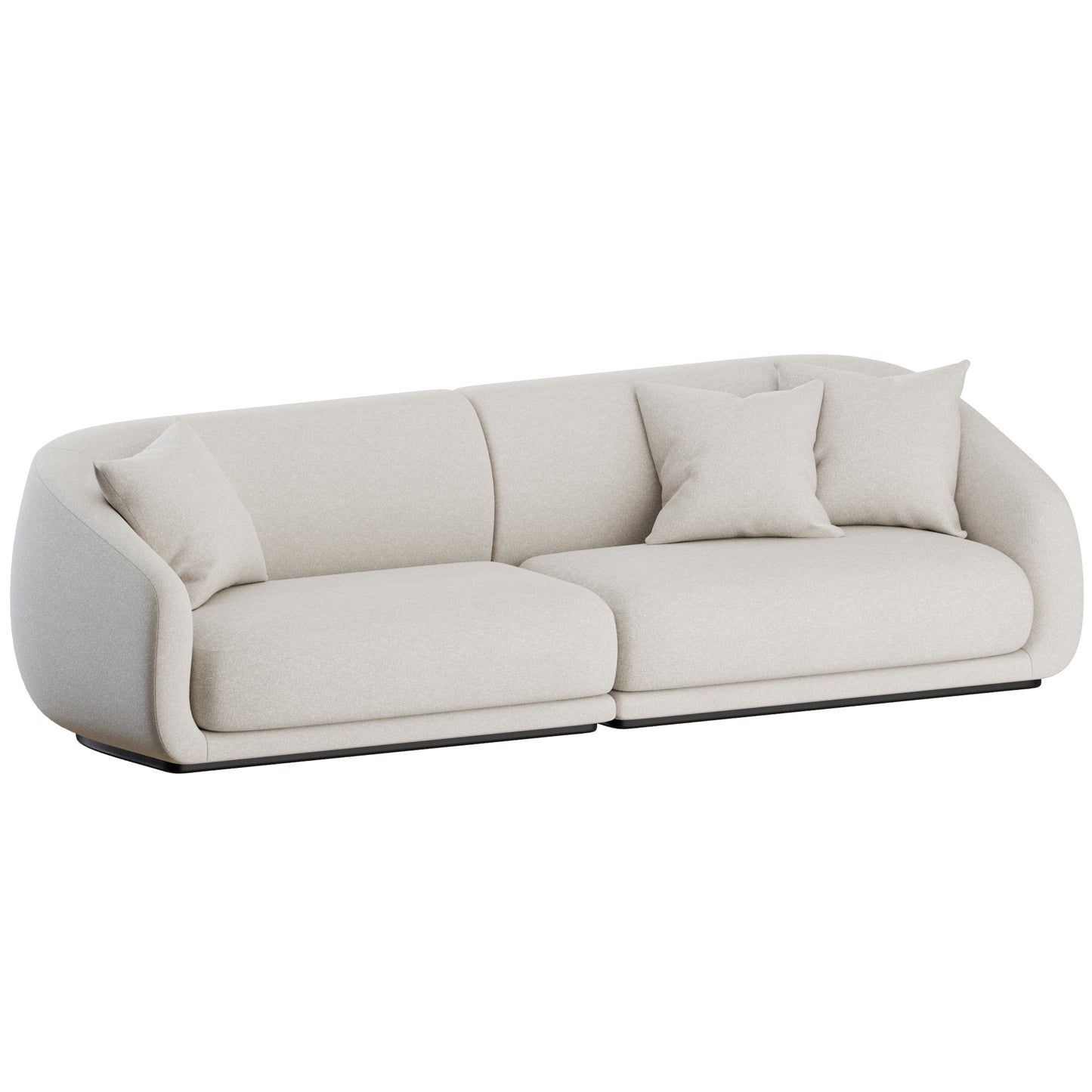 Montholon 3 Seater Sofa Wendelbo 3D Model