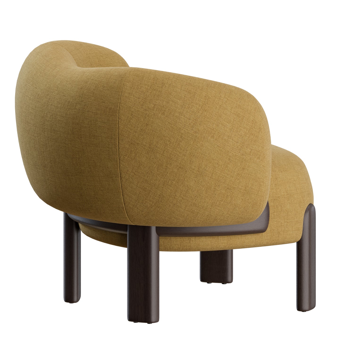 Moon Slipper Chair By Philippe Hurel 3D Model