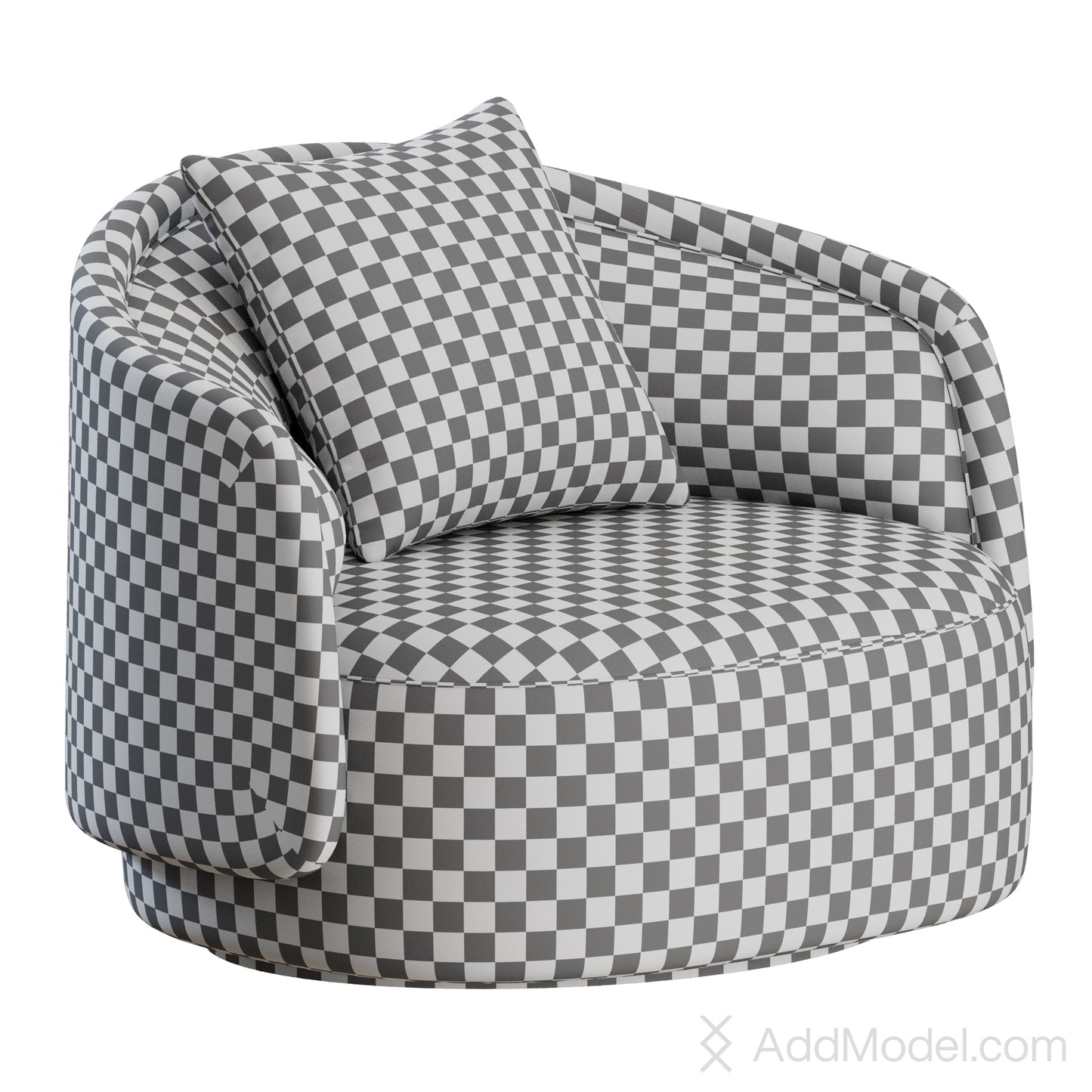 PIA Armchair By Collection Particuliere 3D Model