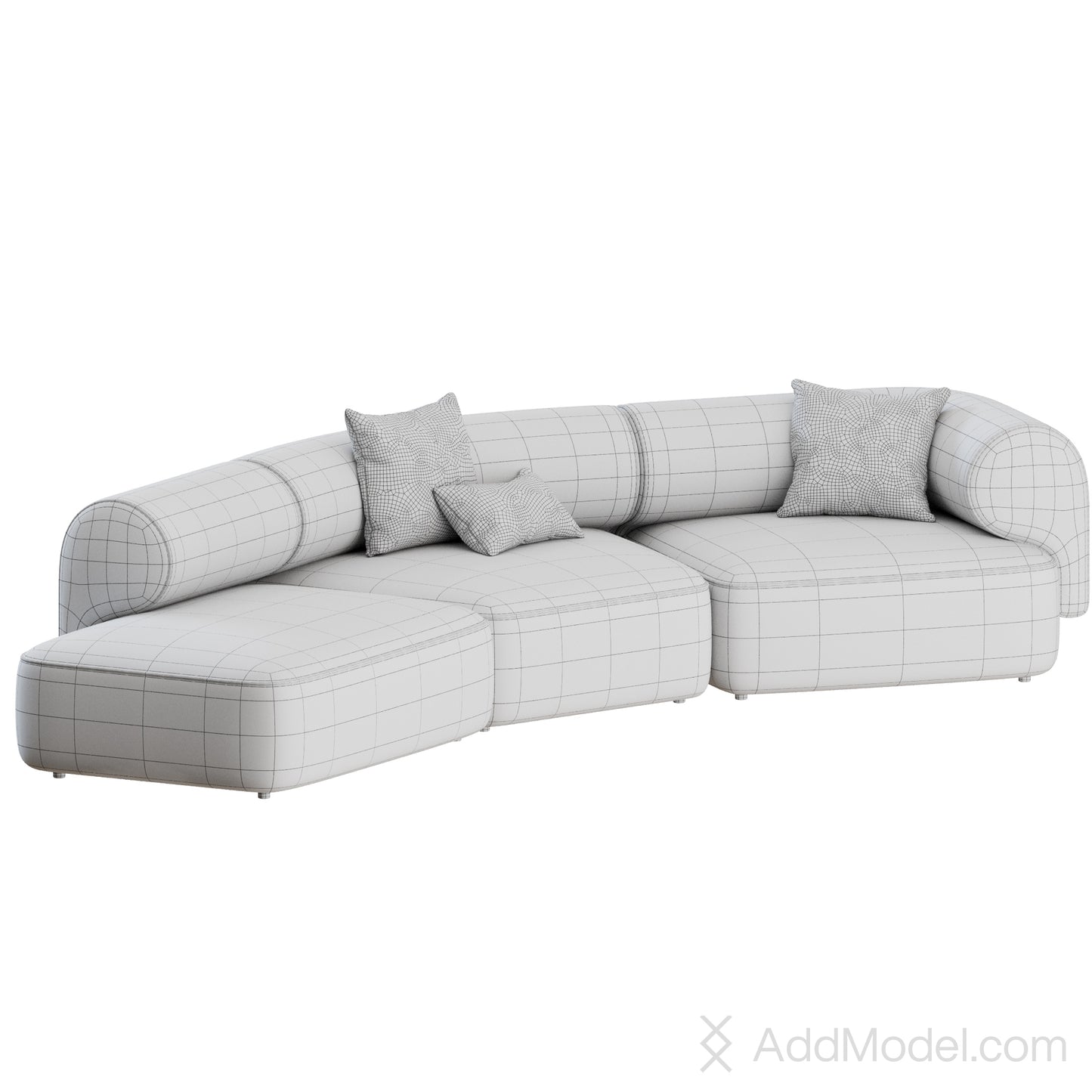 Melody Corner Sofa By Natuzzi 3D Model