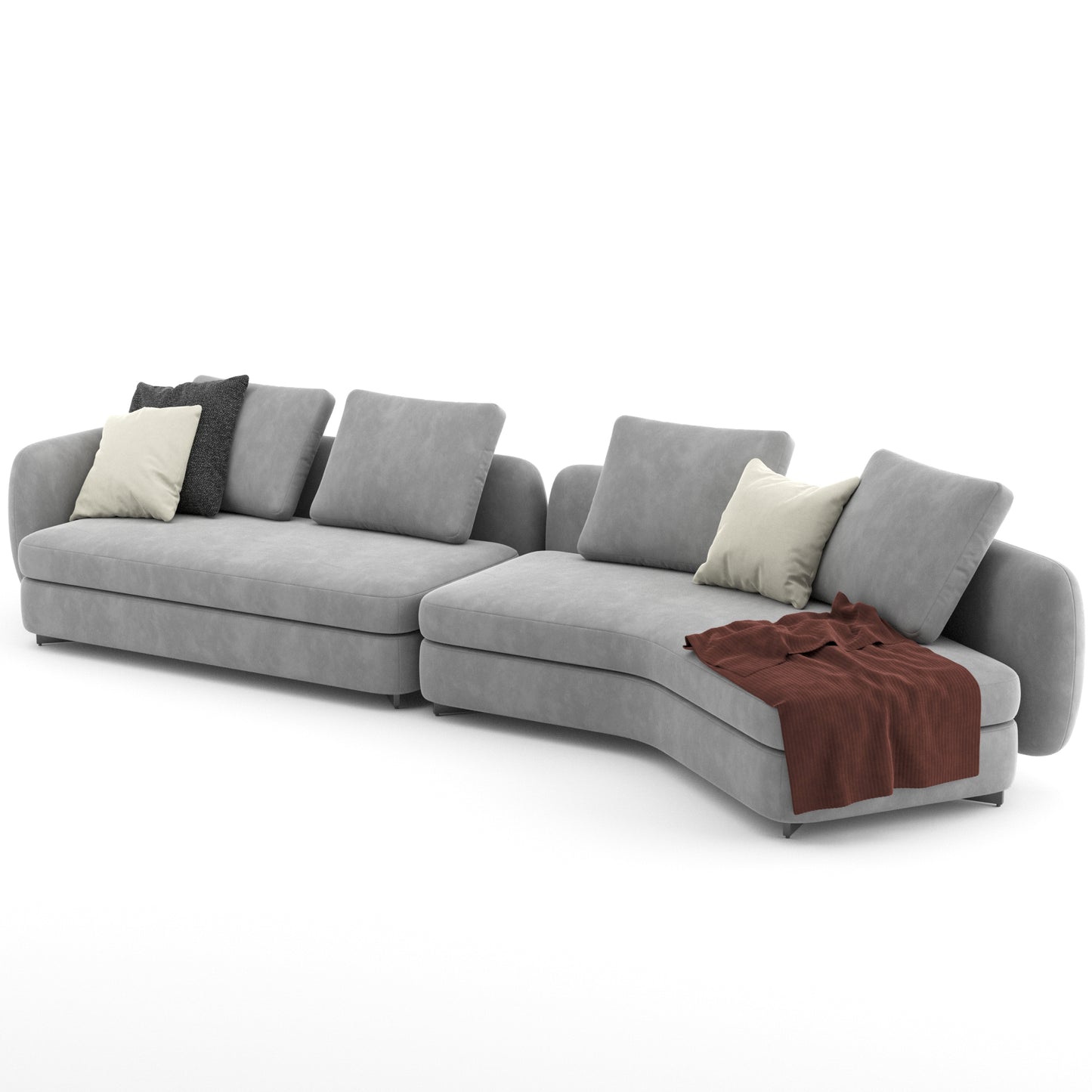 Saint Germain Sofa 03 By Poliform 3D Model