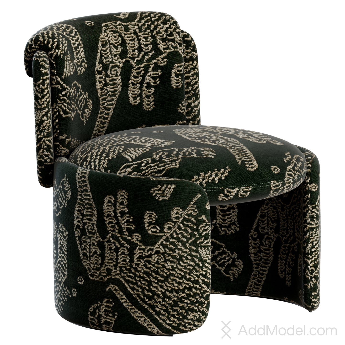 Hug Armchair By HC28 3D Model