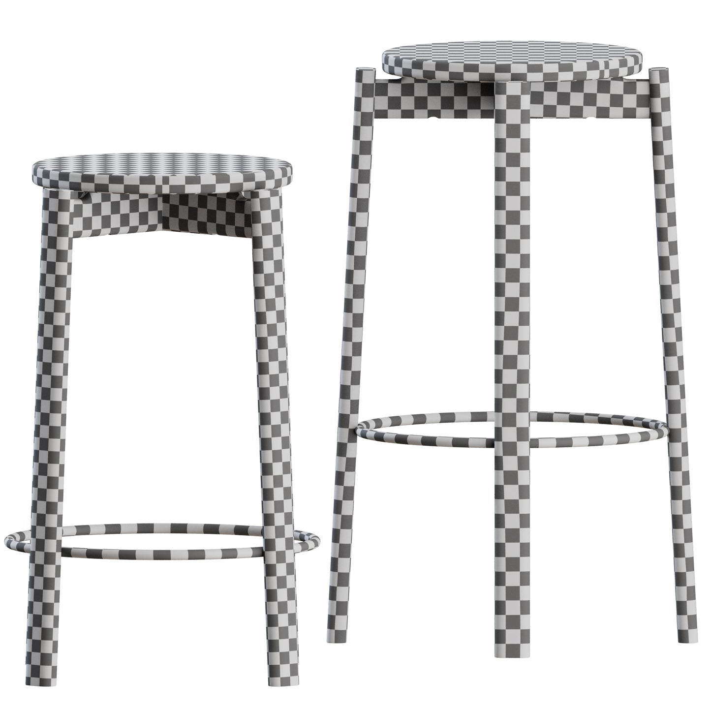 Passage Stool Audo 3D Model