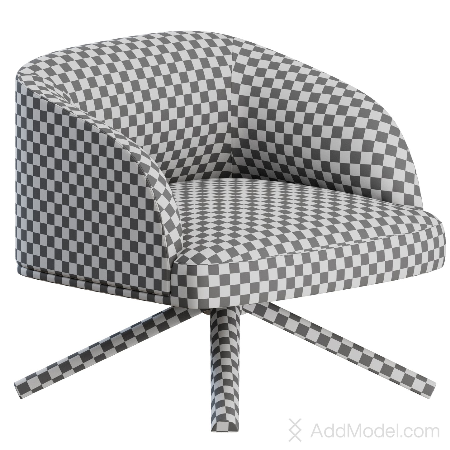 Timo Trestle Easy Chair La Cividina 3D Model