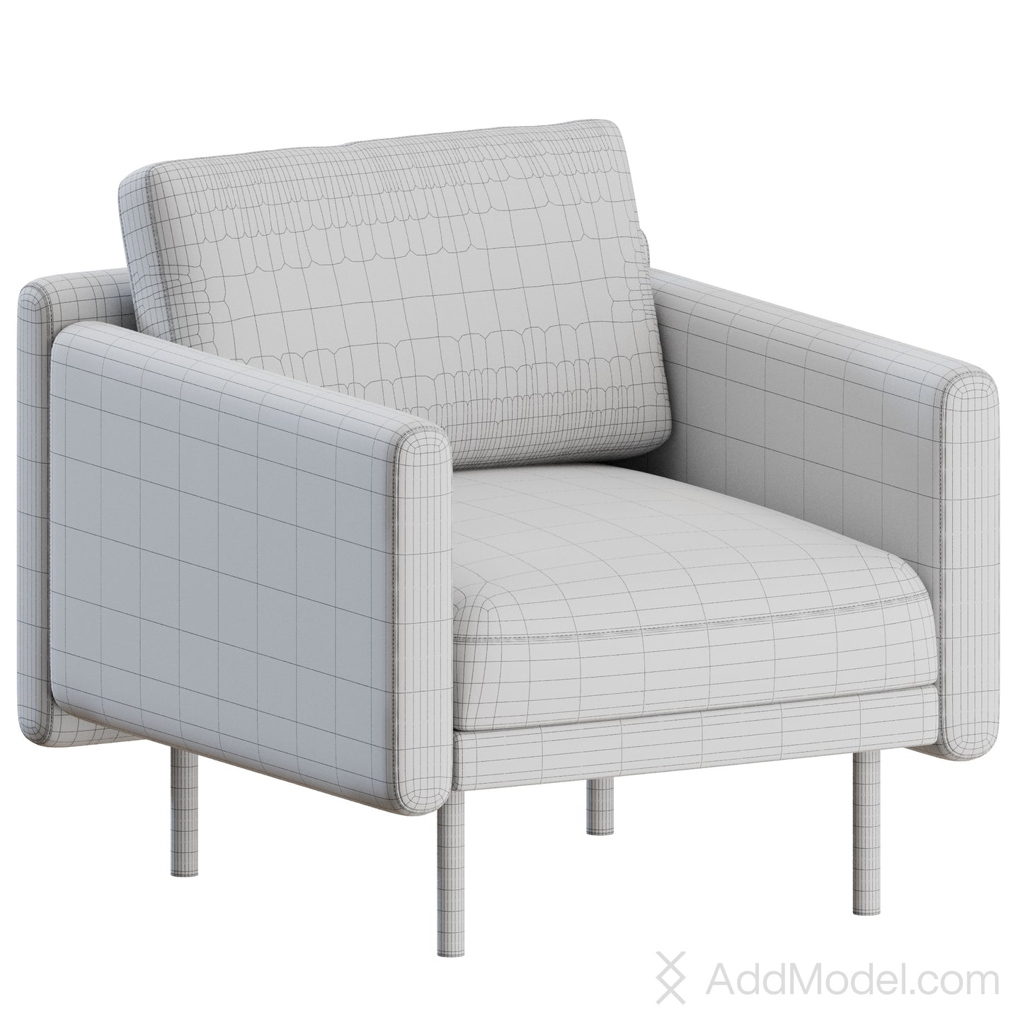 Rar Lounge Armchair By Normann Copenhagen 3D Model