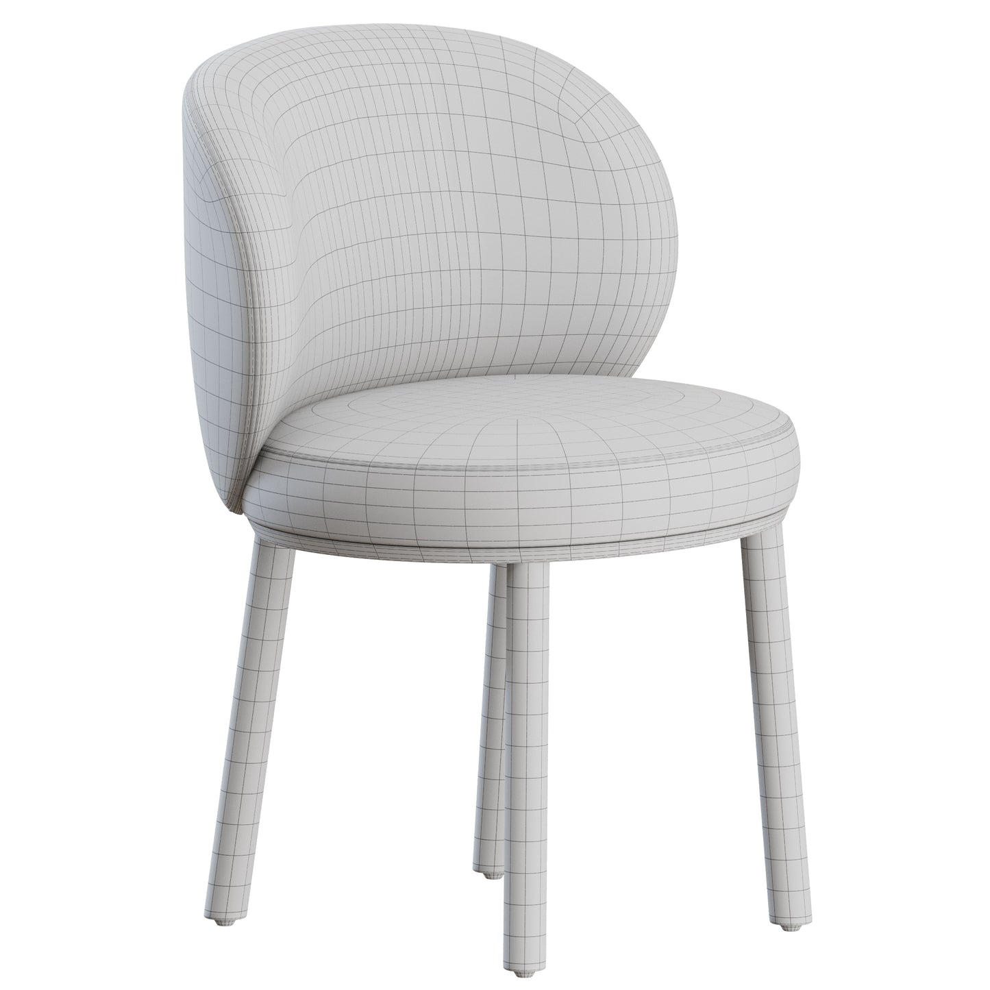 Ovata Dining Chair Wendelbo 3D Model
