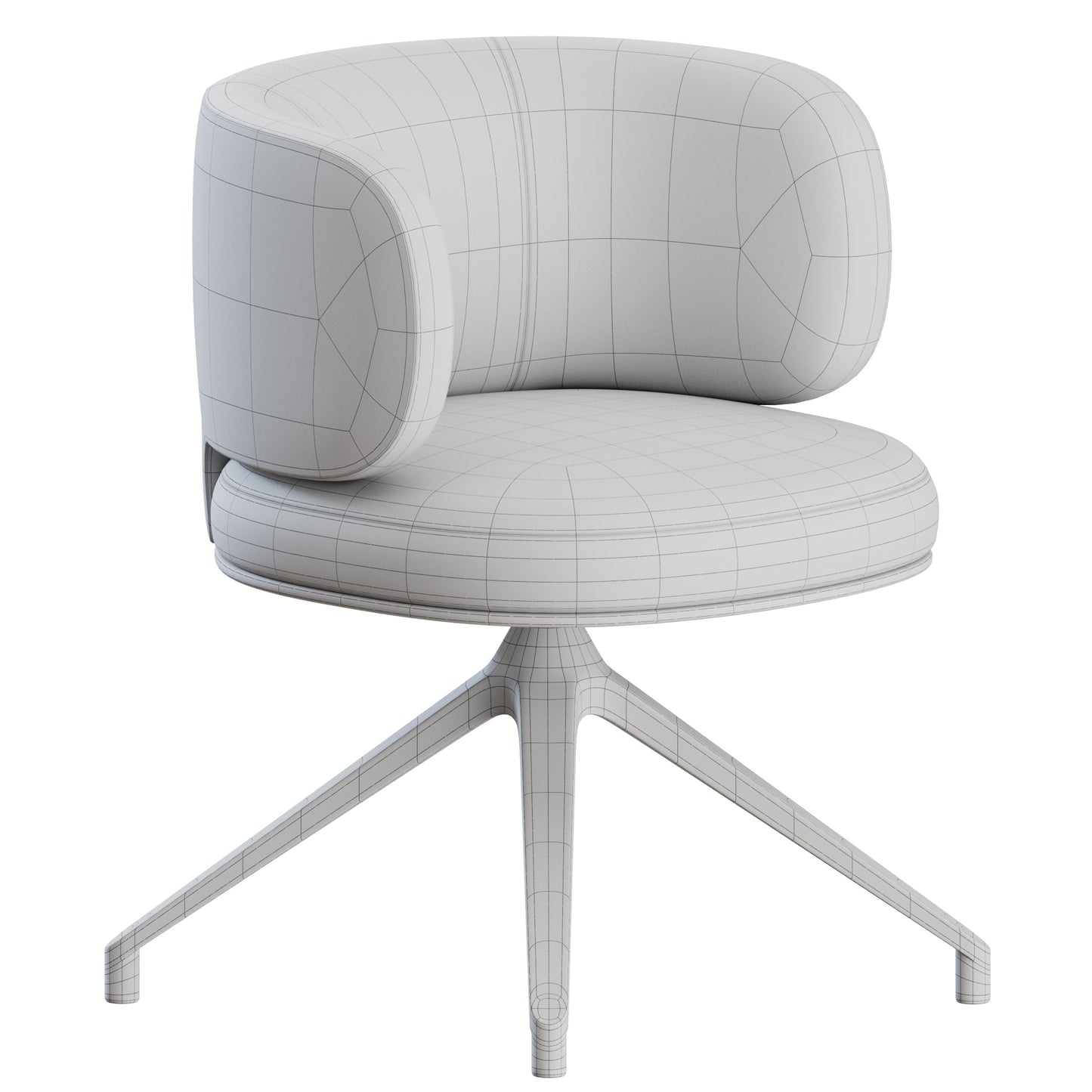 Akiko Chair Swivel Gallotti&Radice 3D Model