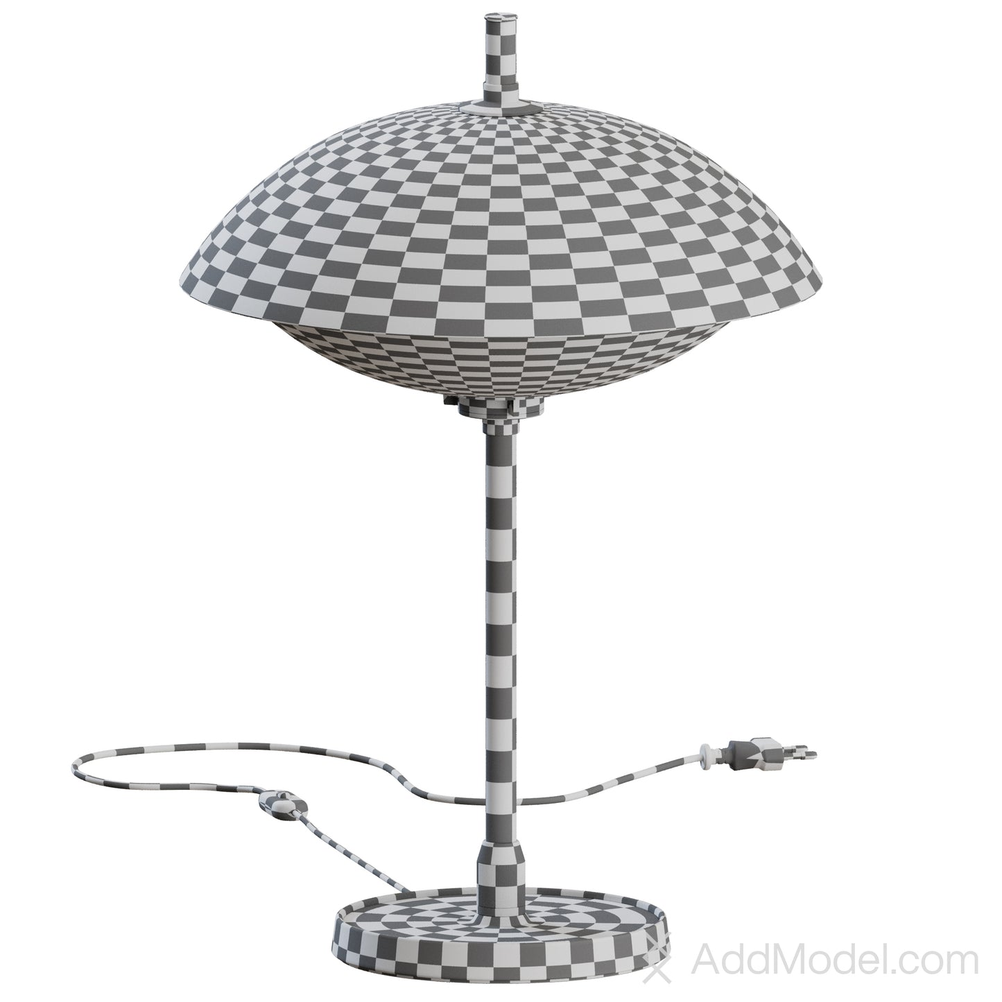 Clam Table Lamp By Fritz Hansen 3D Model
