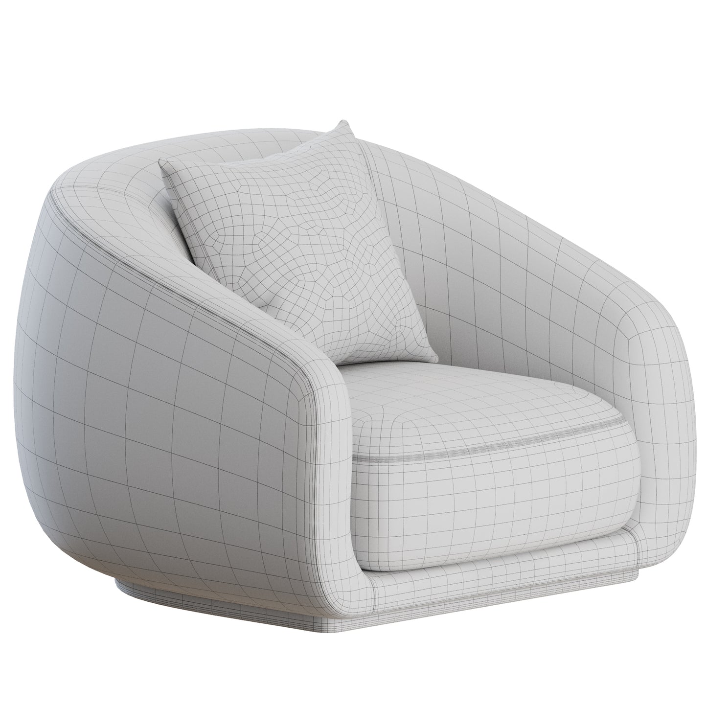Montholon Armchair Wendelbo 3D Model