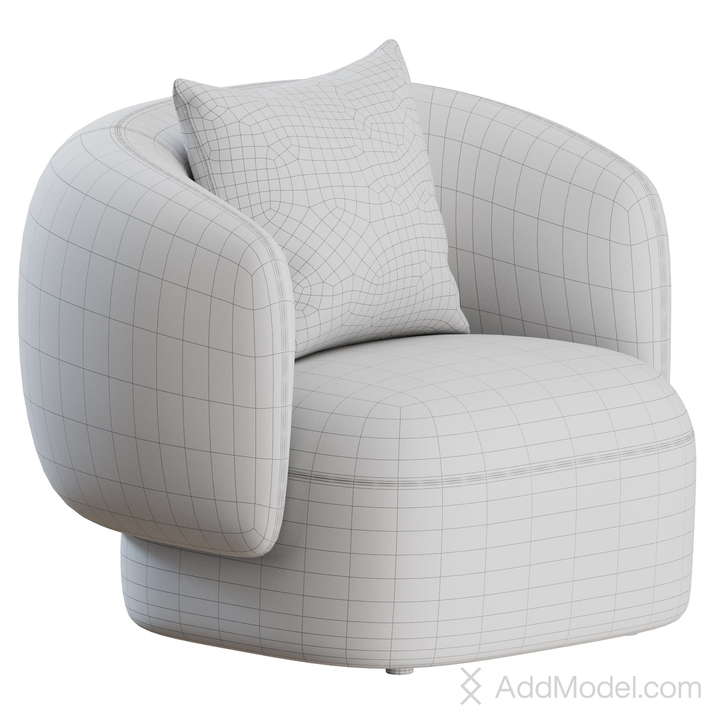 Noah Armchair By Marelli 3D Model