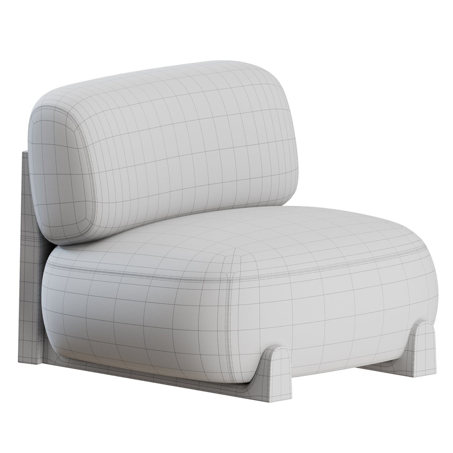 Fort Lounge Chair Van Rossum 3D Model