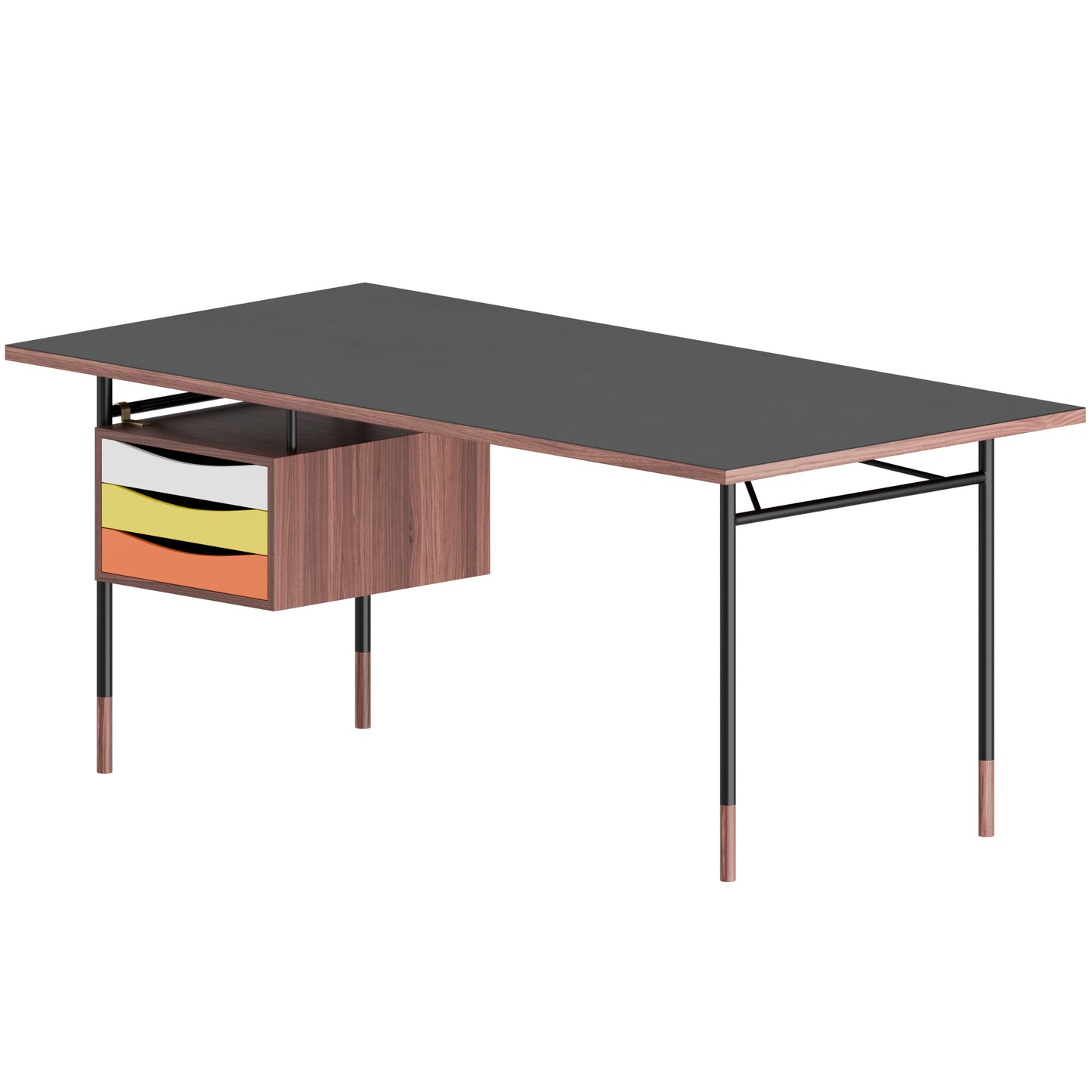Danish Mid-Century Office Set 3D Model
