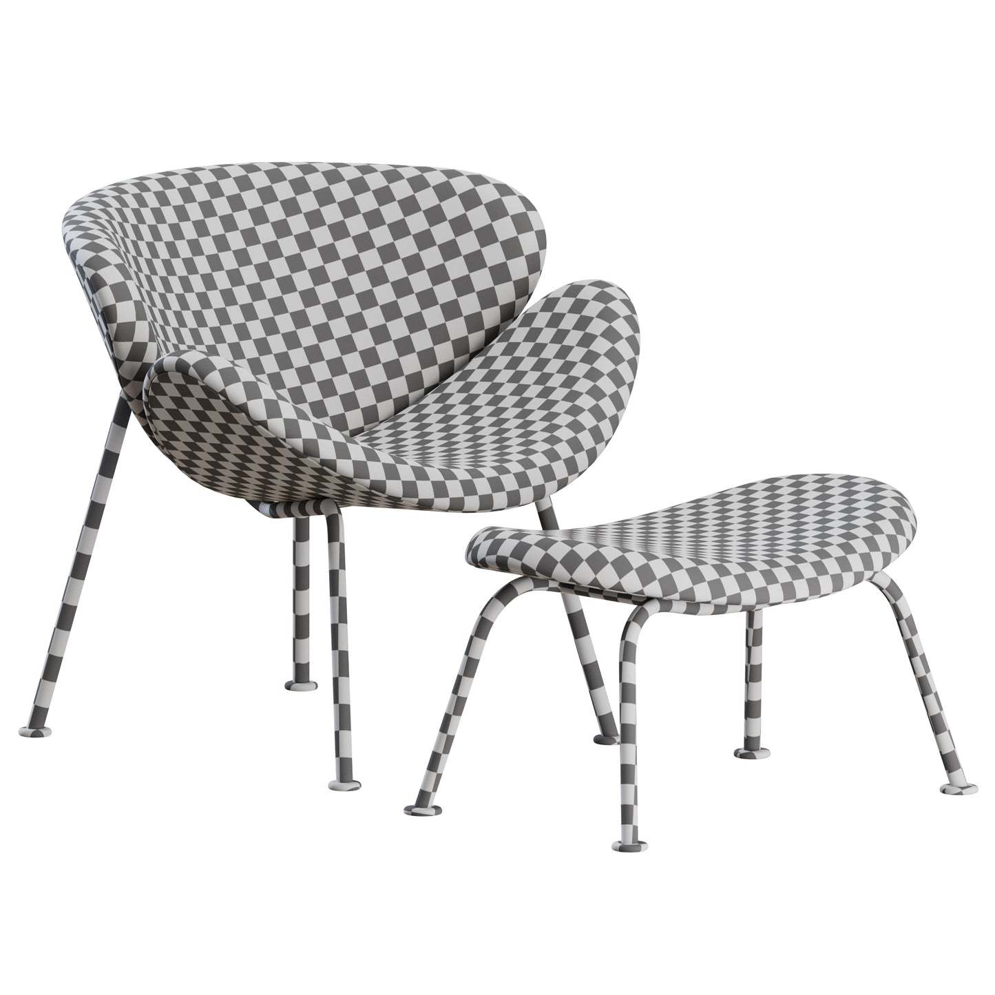 Orange Slice Armchair Artifort 3D Model