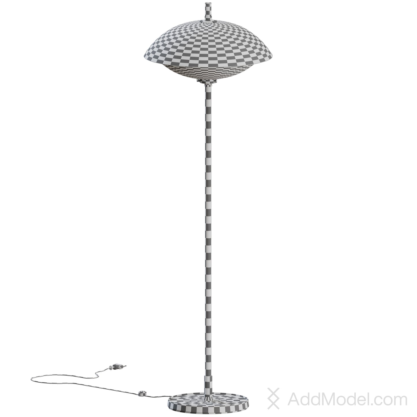 Clam Floor Lamp By Fritz Hansen 3D Model