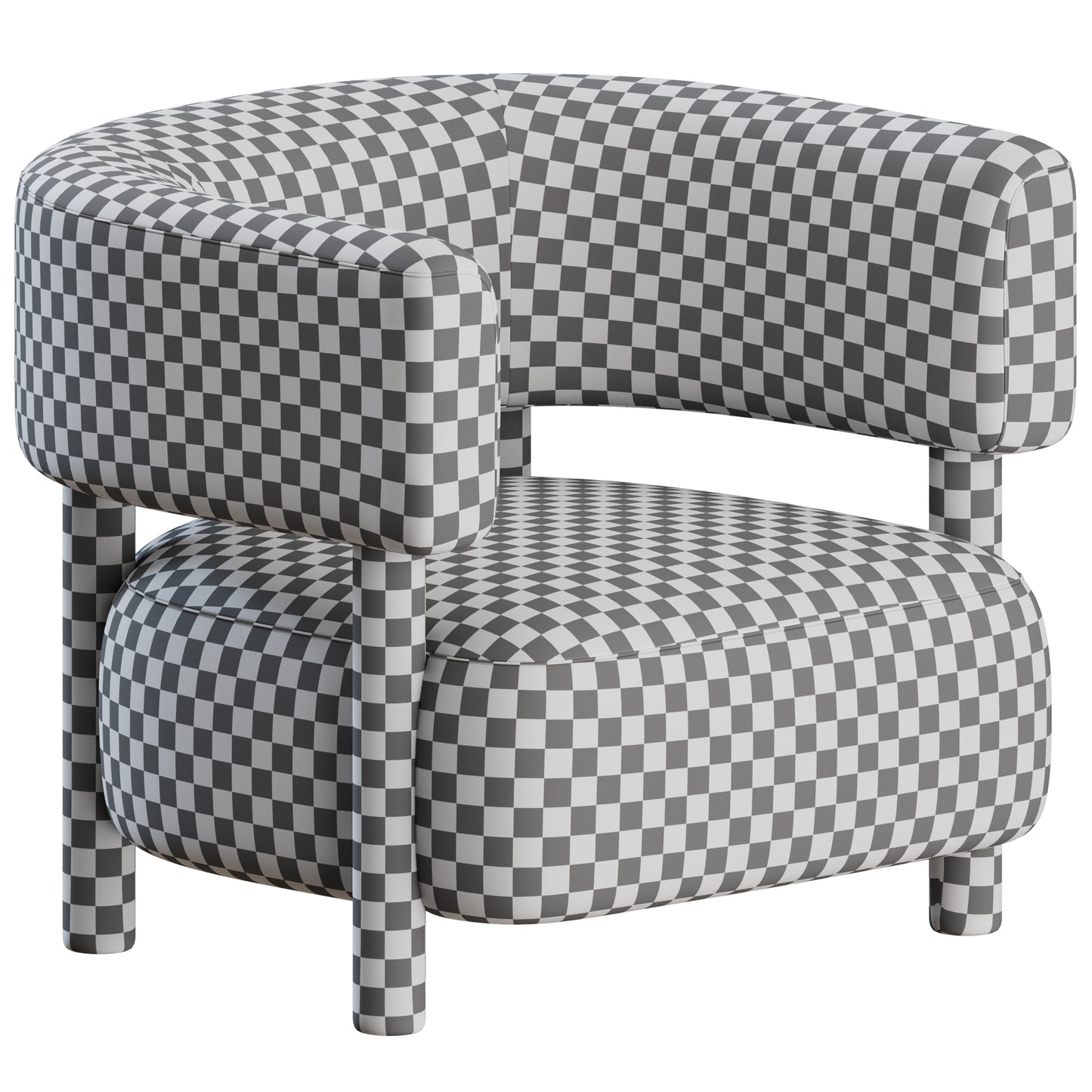 N-S03 Armchair Karimoku Case Study 3D Model